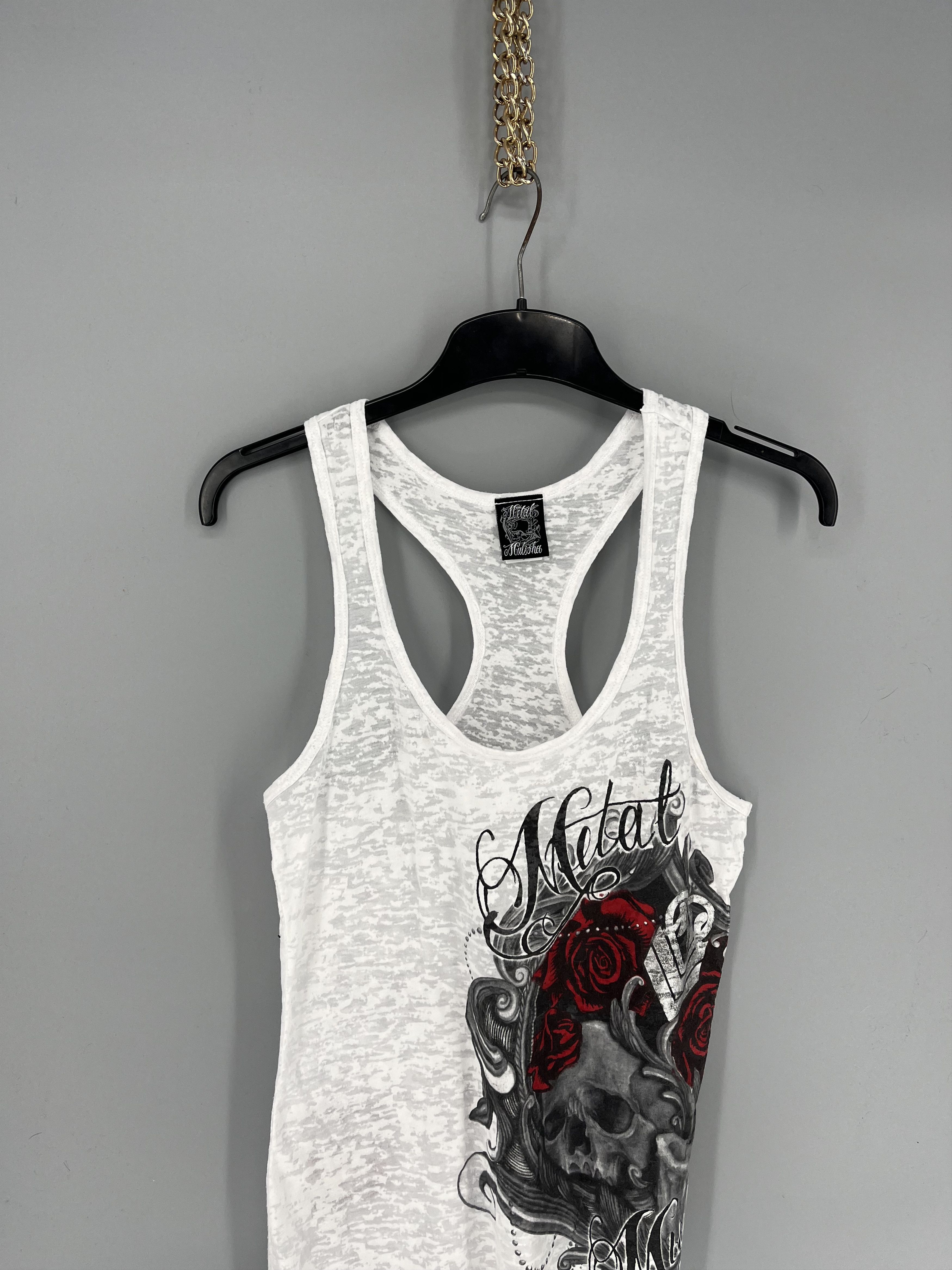 Band Tees Metal Mulisha Legends Are Made Graphic Ladies Tank Top S Size S / US 4 / IT 40 - 4 Thumbnail