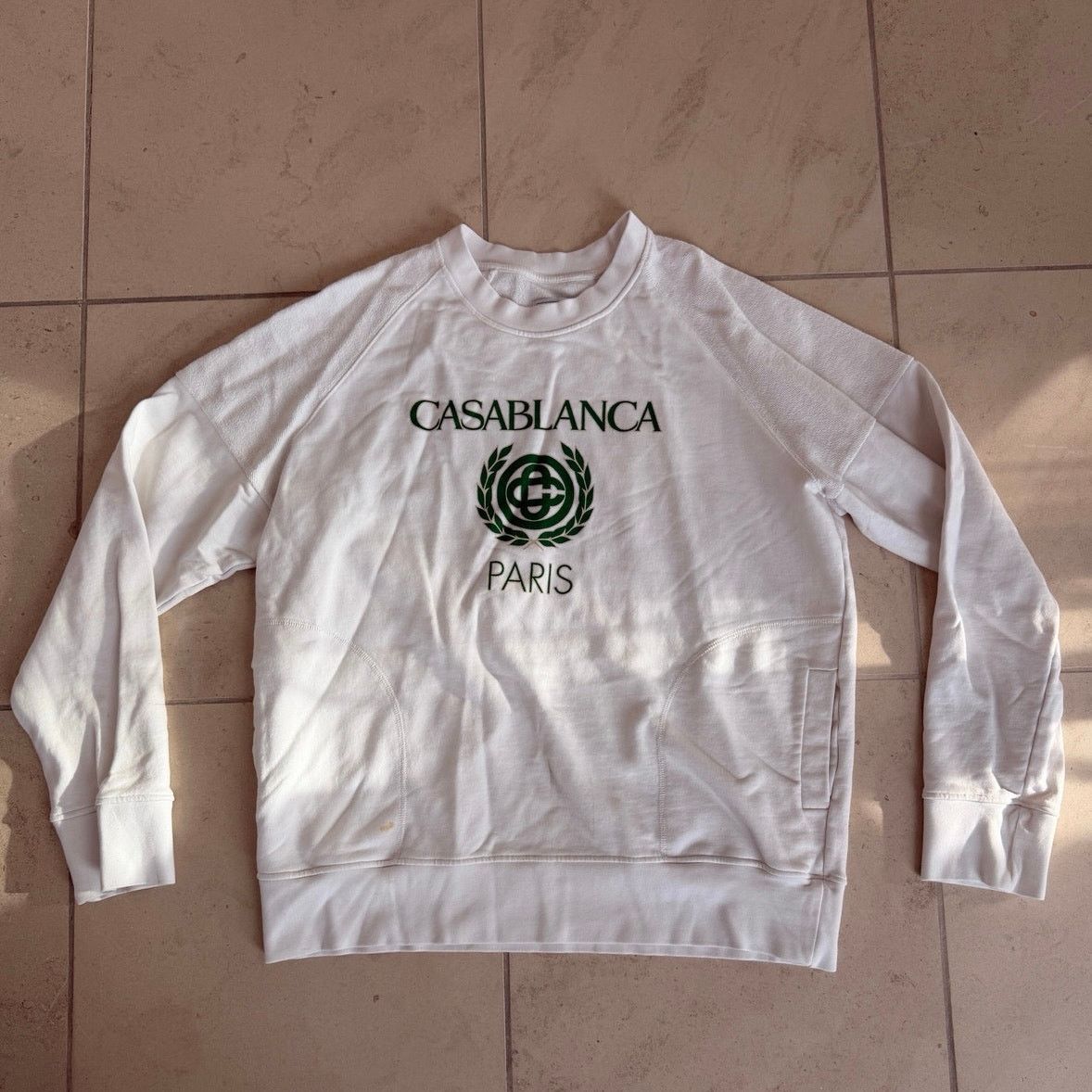 Casablanca Casablanca Paris Tennis Club Sweatshirt White Crewneck XXL Size US XXL / EU 58 / 5 - 1 Thumbnail