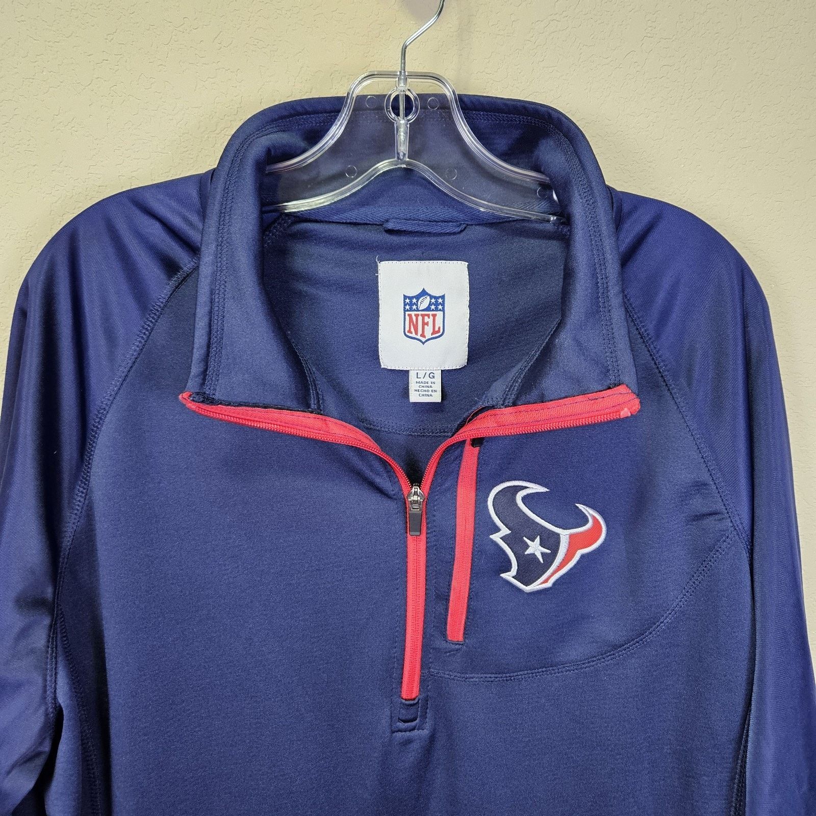 NFL NFL Houston Texans Team Apparel Track Jacket Size US L / EU 52-54 / 3 - 5 Thumbnail