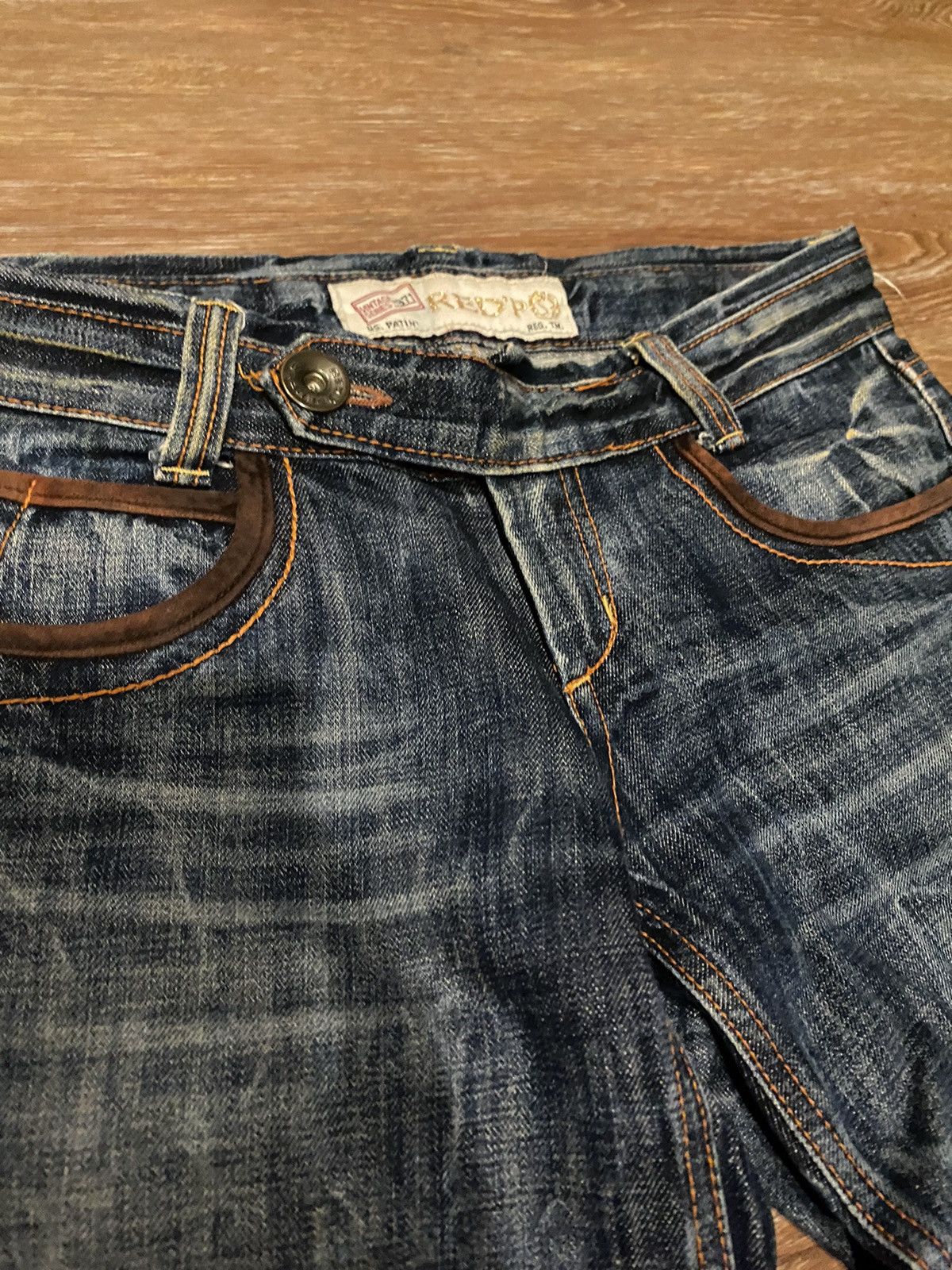 Japanese Brand Flare jeans Red 🌶️ pepeper Boot Cit Size 30" / US 8 / IT 44 - 5 Thumbnail