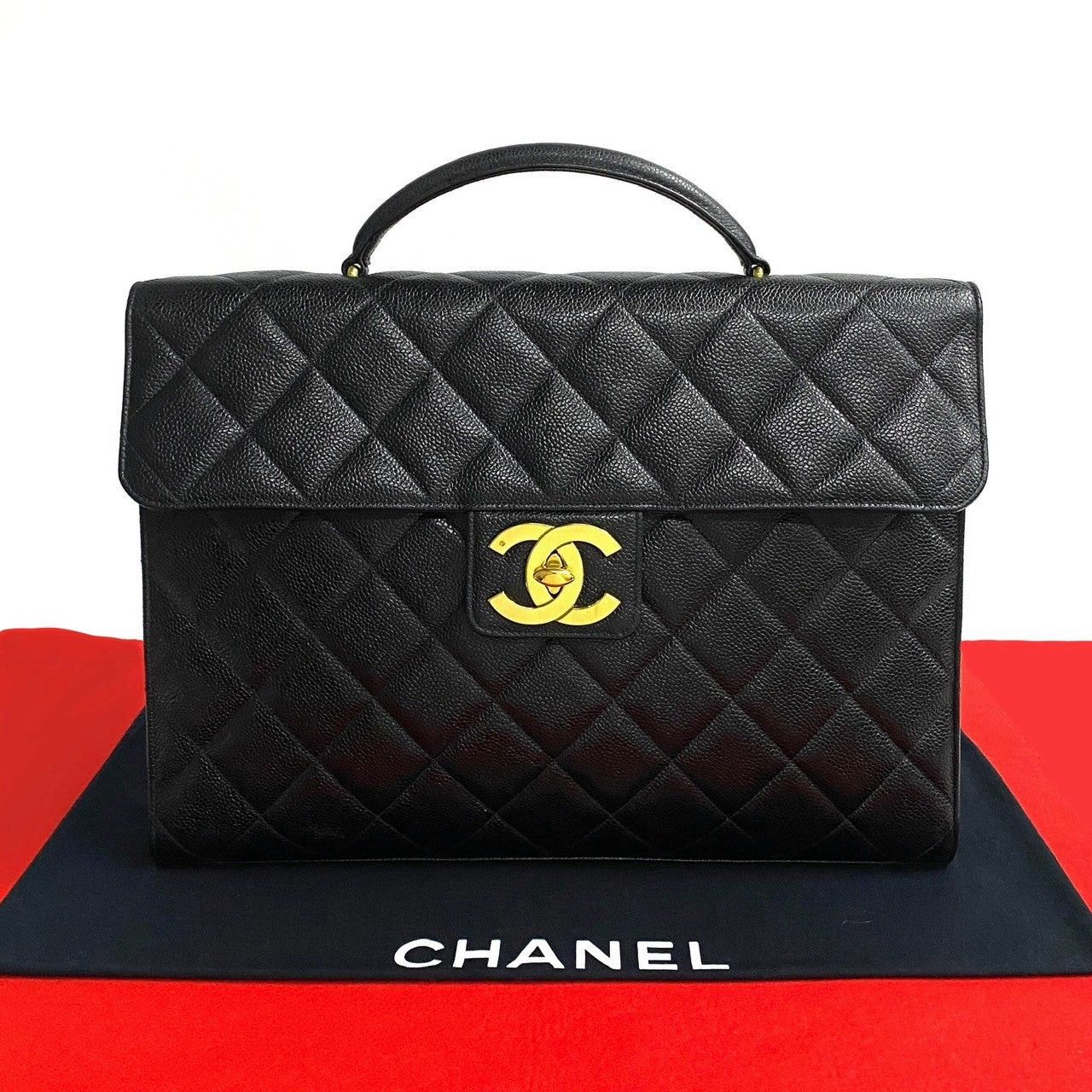 Chanel Chanel Handbag Black Leather Size ONE SIZE - 1 Thumbnail