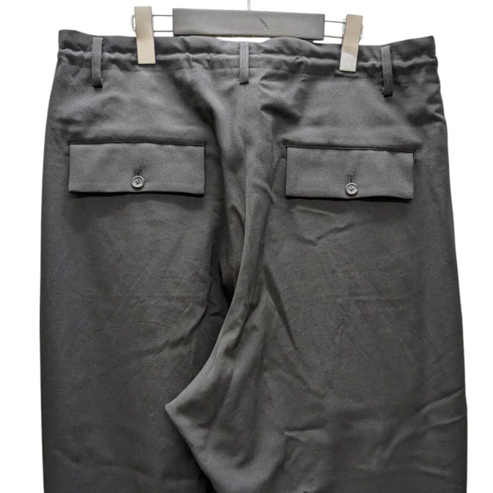 Yohji Yamamoto Yohji Yamamoto pour homme 24AW Wool/8 strands/Tuck pants Size US 36 / EU 52 - 4 Thumbnail