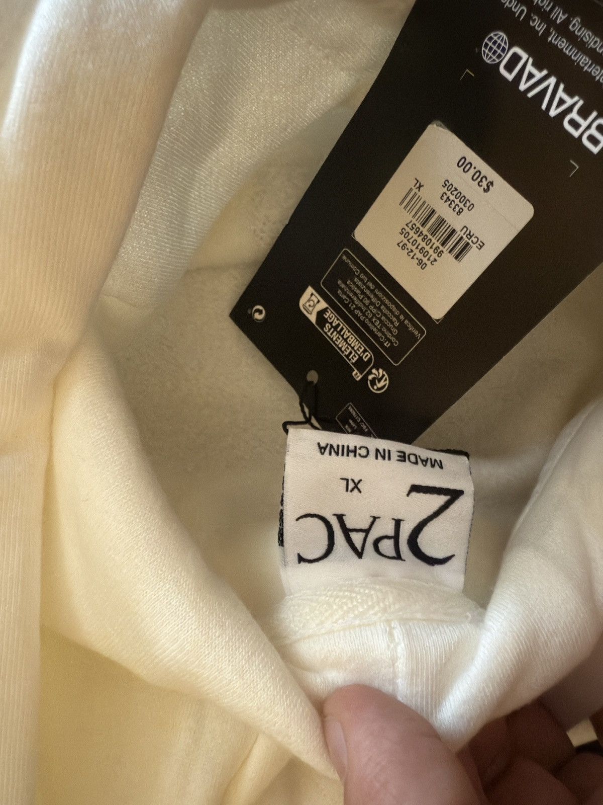 Vintage Tupac Hoodie Size US XL / EU 56 / 4 - 3 Thumbnail
