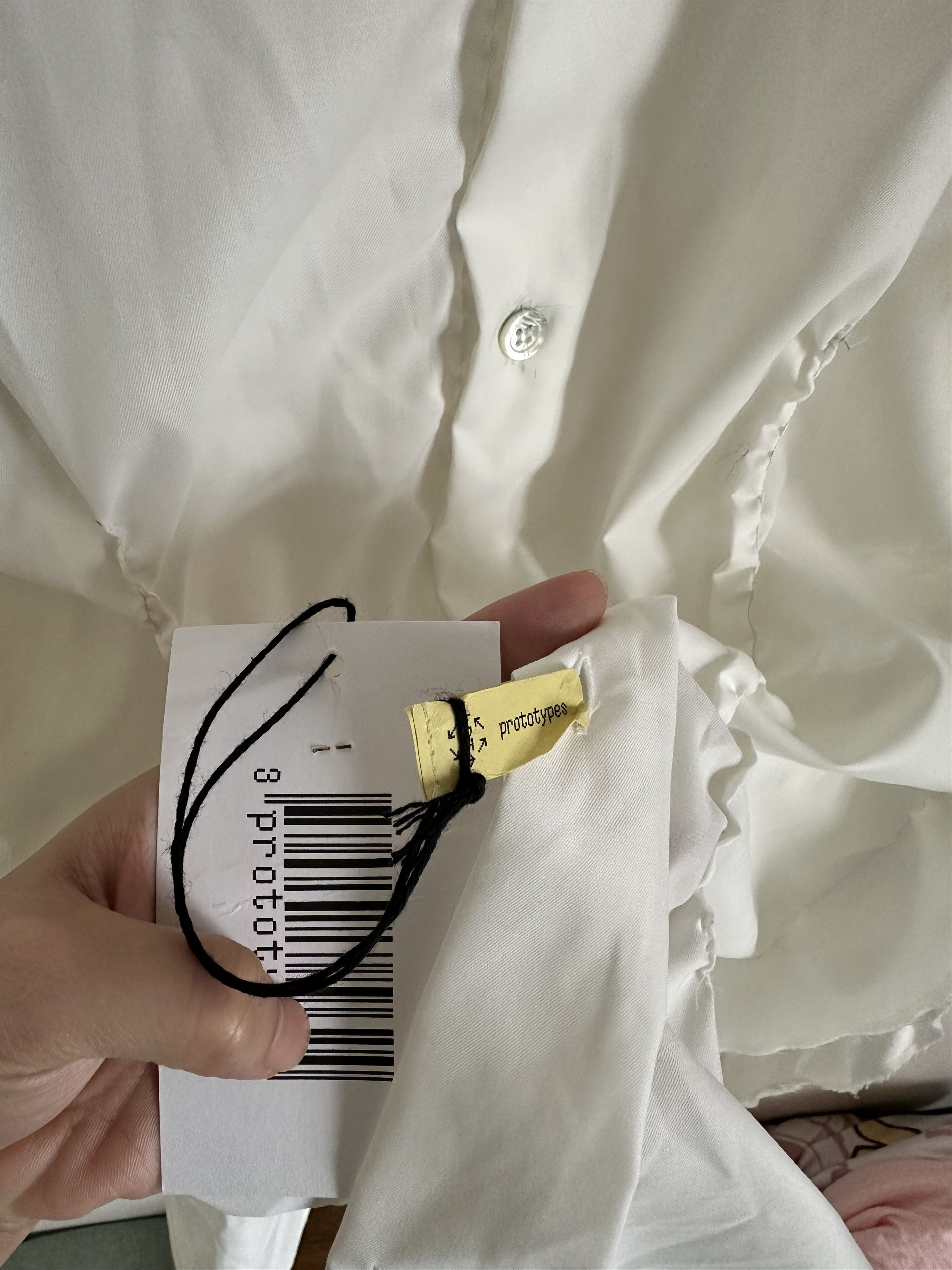 Prototypes Prototypes white outline shirt Size S / US 4 / IT 40 - 3 Thumbnail