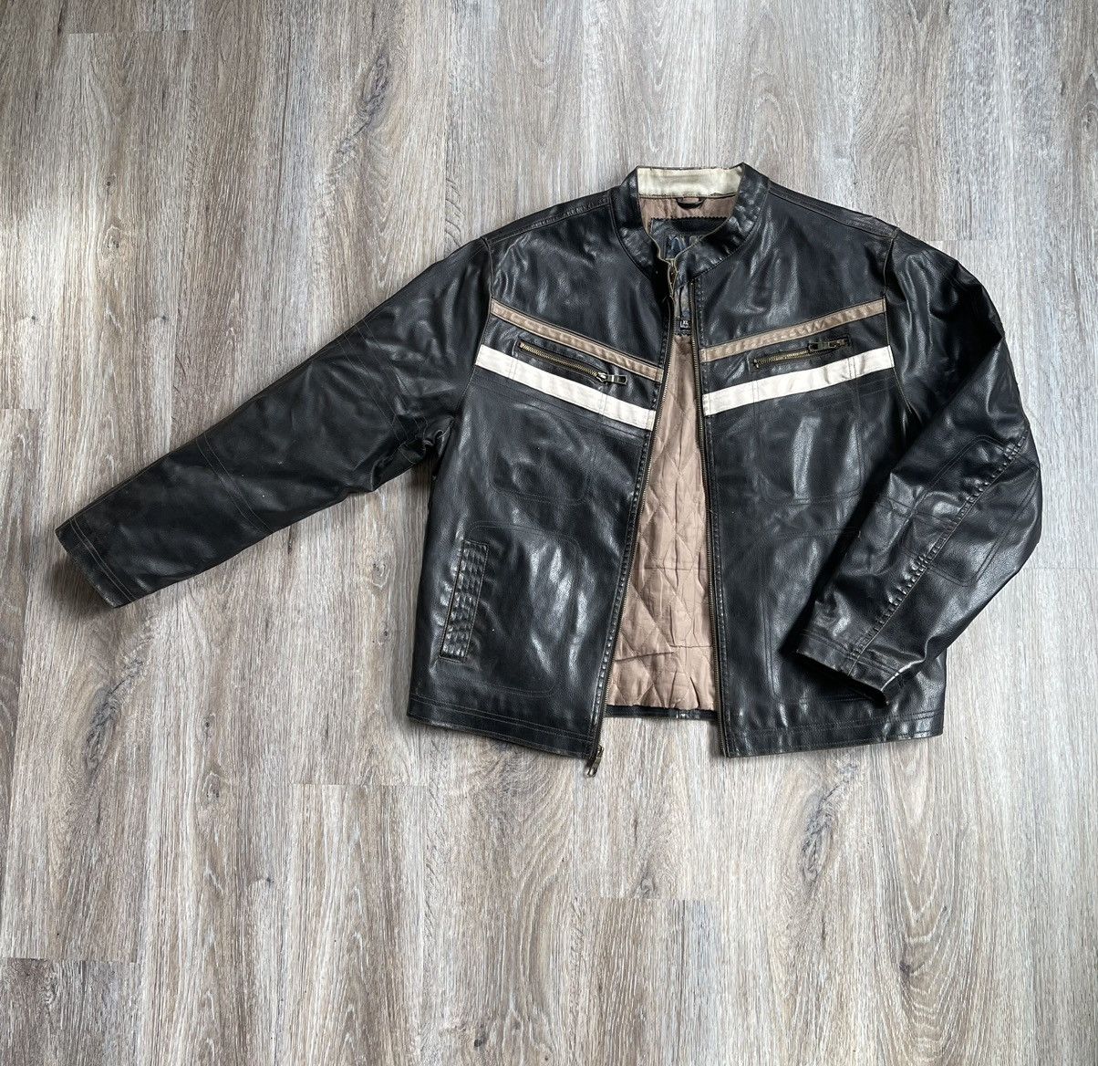 Whispering smith leather jacket with hood sales