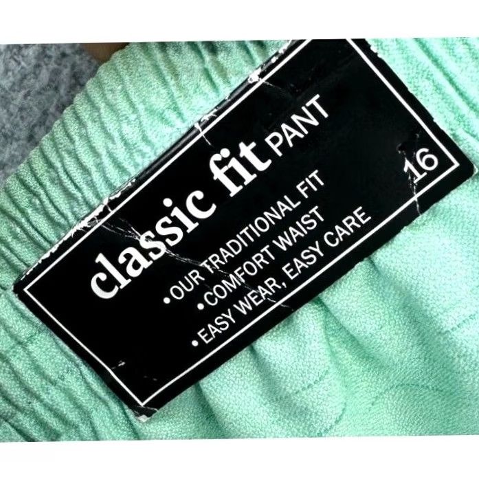 Vintage Alfred Dunner Pants Womens 16 Green Ankle Mint Classic Fit High Rise Pull NEW Size 38" / US 16 / IT 52 - 5 Thumbnail