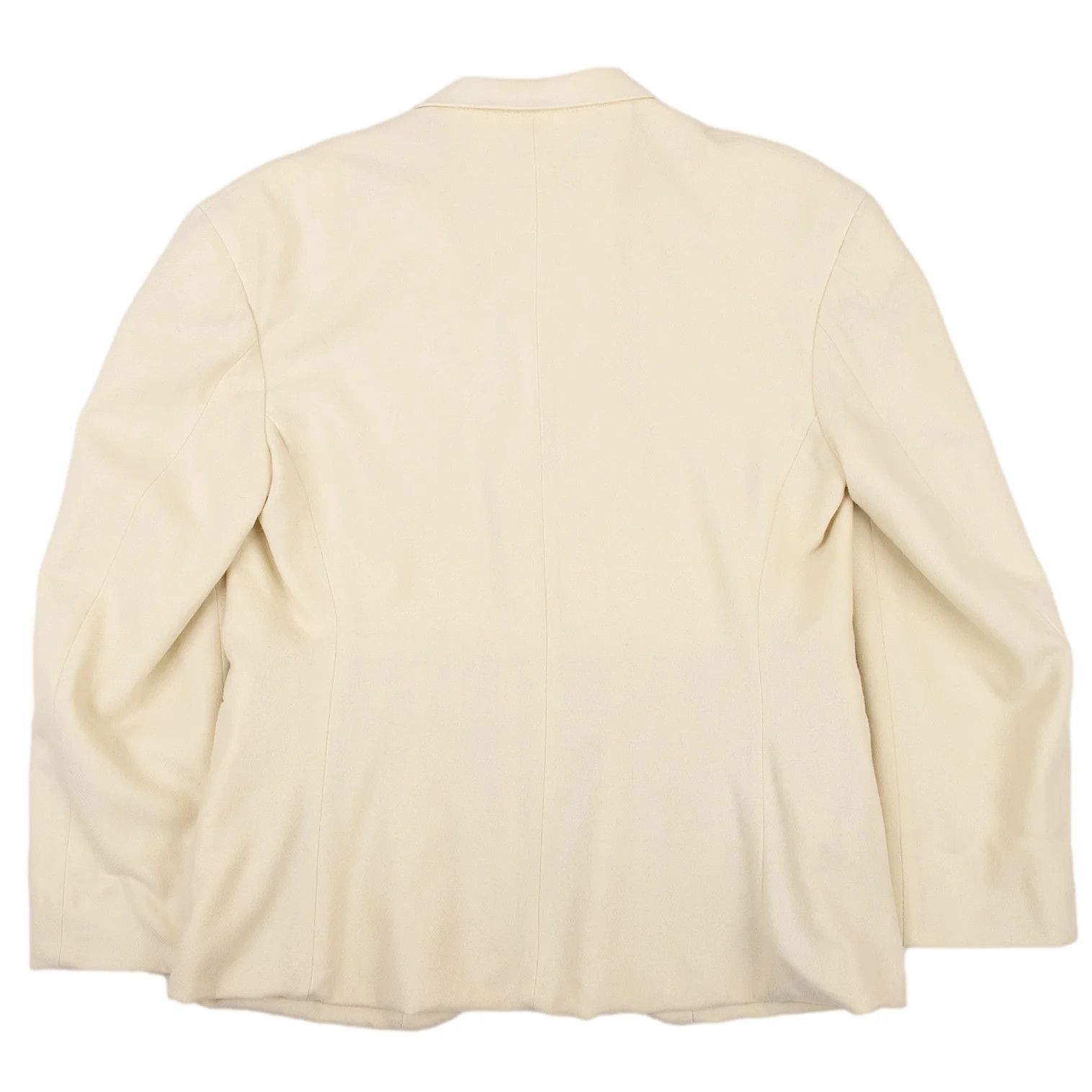 Yohji Yamamoto Yohji Yamamoto Wool 3B Jacket Cream M Size US M / EU 48-50 / 2 - 14 Thumbnail