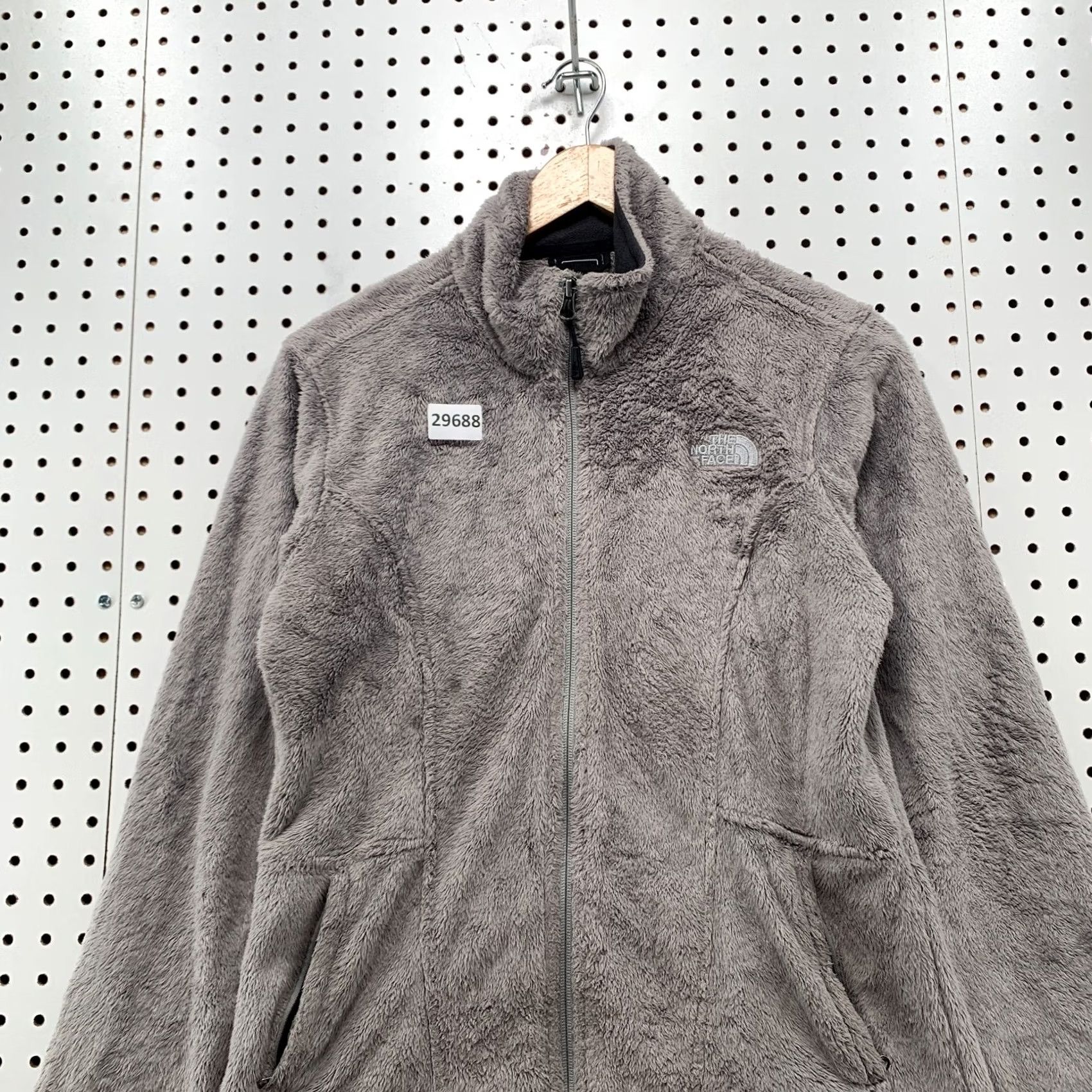 The North Face The North Face Oso Jacket Womens Medium Gray Sherpa Fleece Soft 19x26.5 Size M / US 6-8 / IT 42-44 - 5 Thumbnail