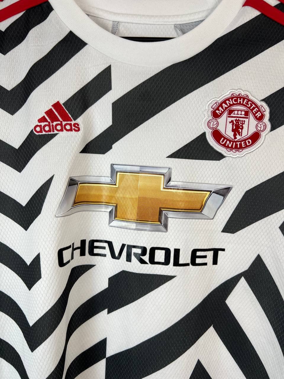 Adidas Manchester United 2020-2021 Football Soccer Jersey Sz Boys M Size US XXS / EU 40 - 2 Thumbnail