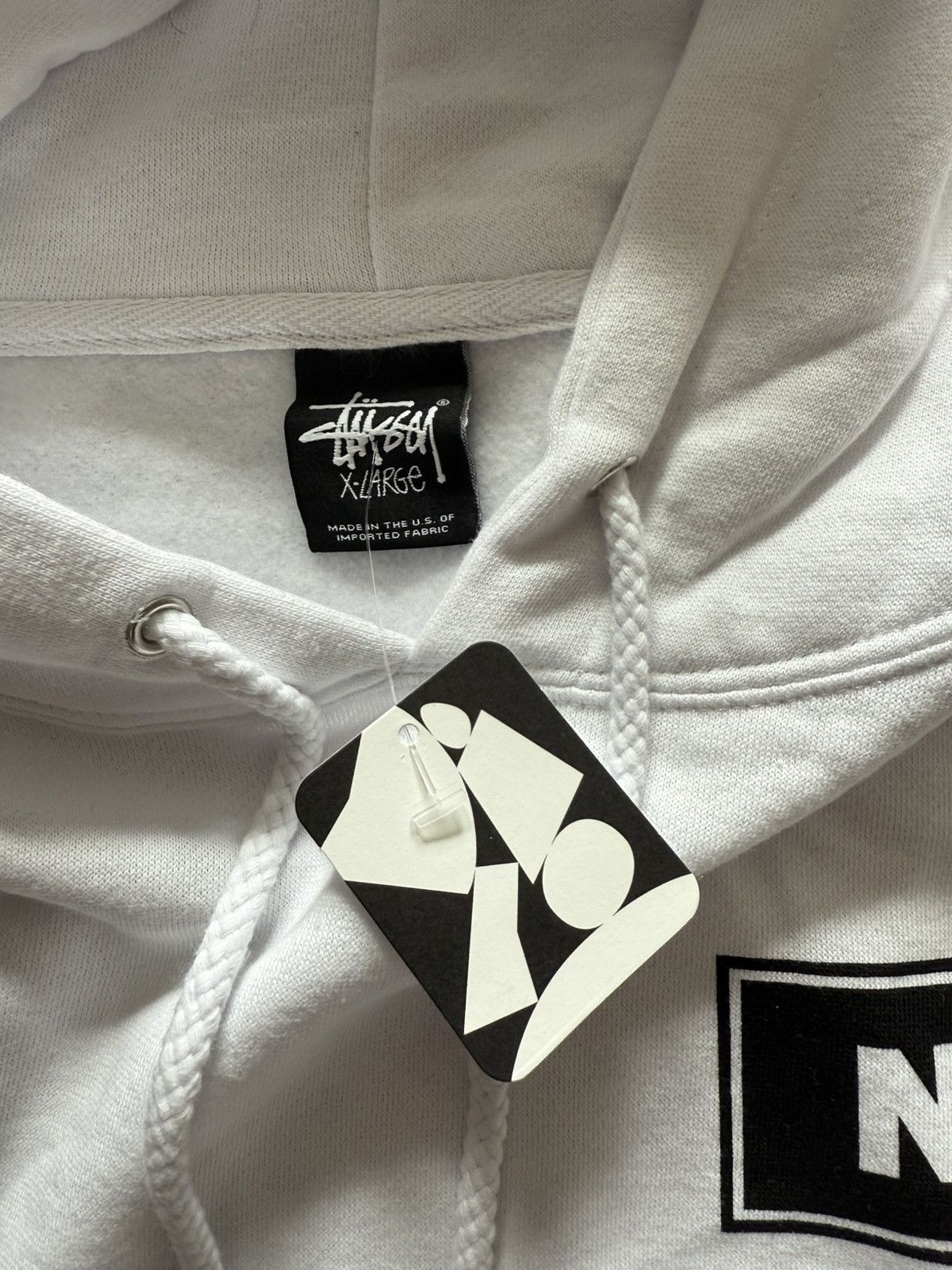 Stussy Stüssy 1980 Hoodie White Size XL – N4 Graphic Size US XL / EU 56 / 4 - 4 Thumbnail