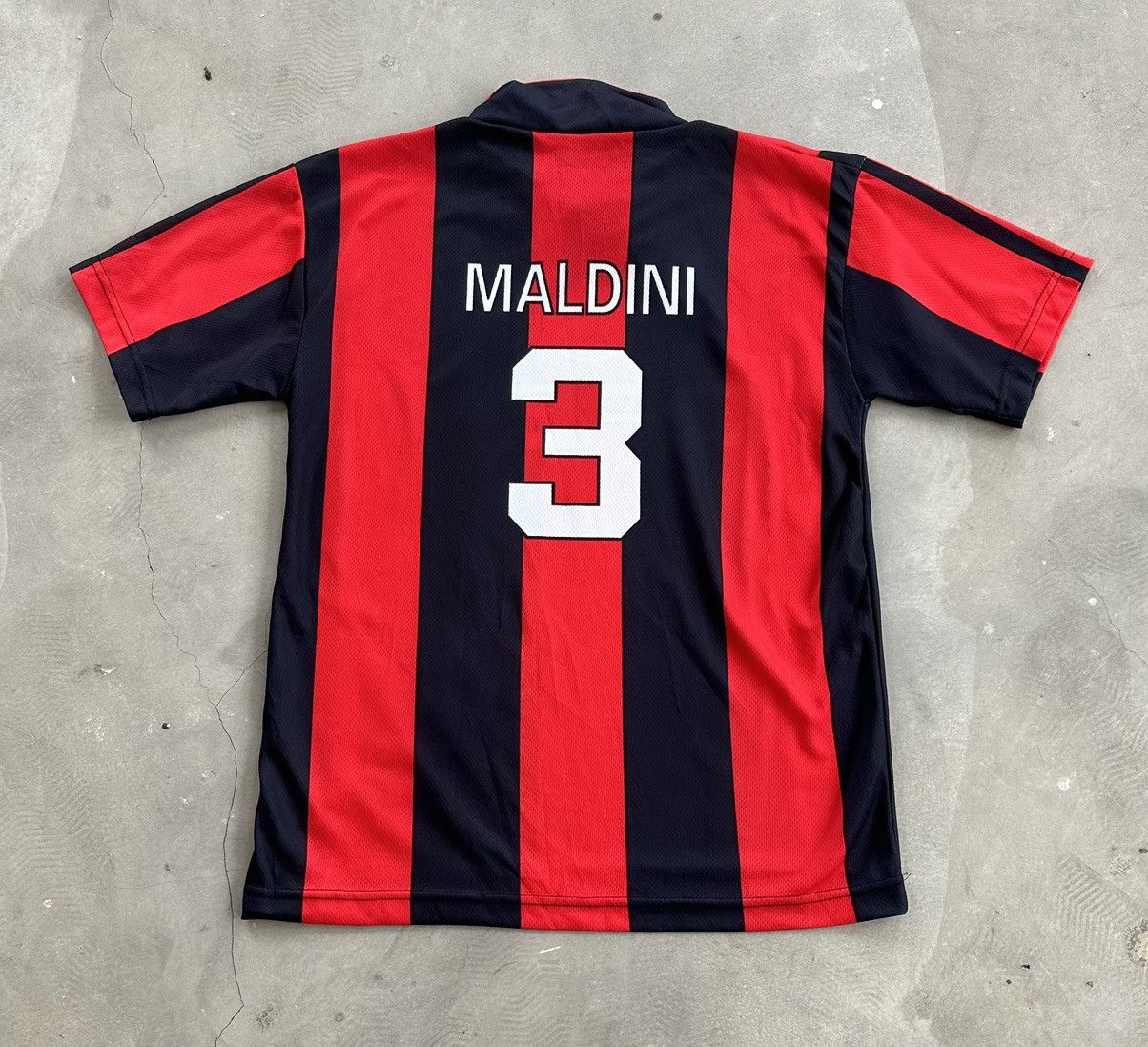 MALDINI #3 AC Milan Retro Jersey Home Soccer Shirt 2006/07