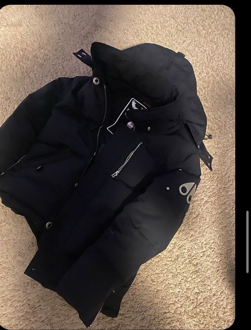 image of Moose Knuckles Coat in Black, Men's (Size Small)