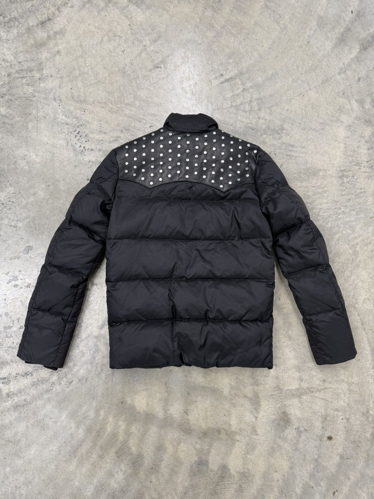 Saint Laurent A/W14 Studded Puffer Jacket