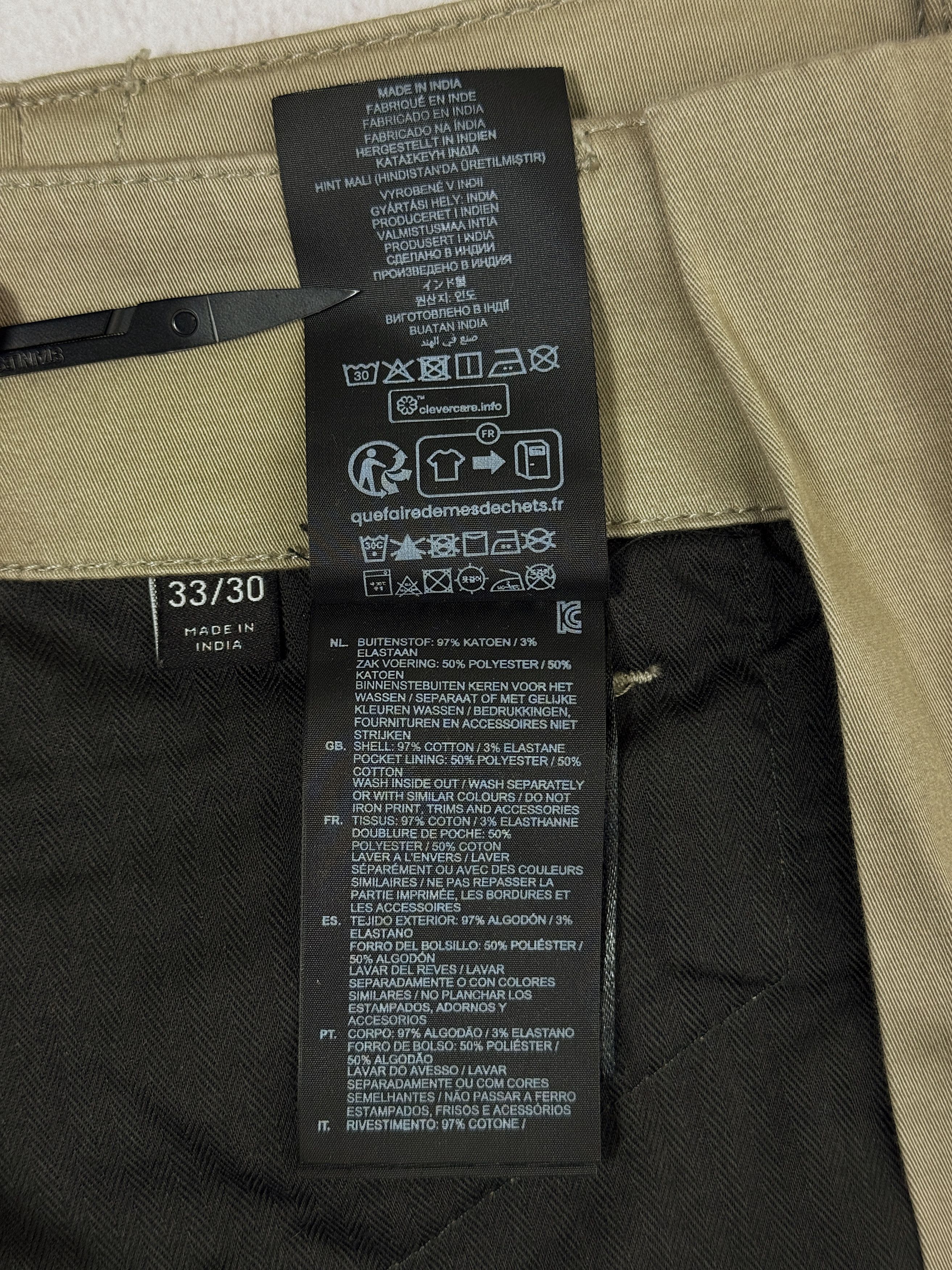 G-Star G-Star Raw Rovic Zip 3D Tapered Cargo Pants Multipocket Size US 33 - 21 Thumbnail