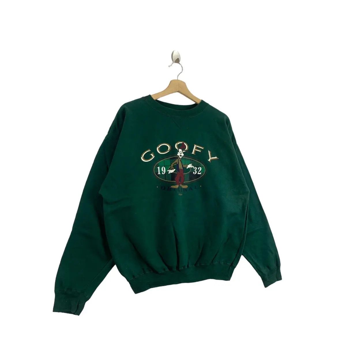 Disney Vintage 90’ DISNEY RESORT GOOFY Theme Park Sweatshirt Size M / US 6-8 / IT 42-44 - 2 Thumbnail