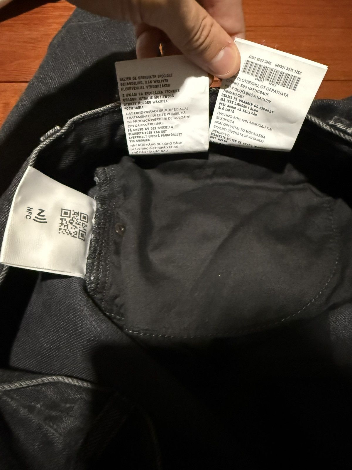 Prada Prada Black Five Pocket Denim Size US 34 / EU 50 - 6 Thumbnail