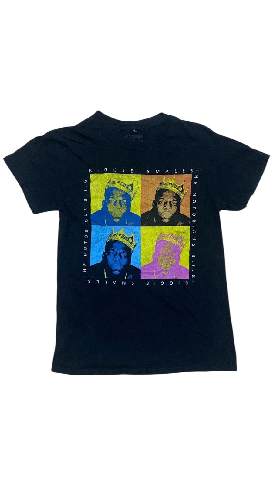 Rap Tees × Vintage Faded The Notorious B.I.G Biggie Small Rap Tee Size US S / EU 44-46 / 1 - 1 Thumbnail