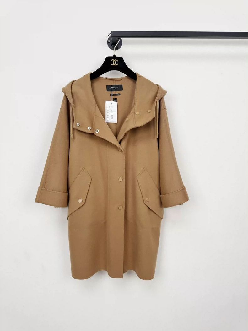 Max Mara Max Mara Brown classic wool coat Size S / US 4 / IT 40 - 1 Thumbnail