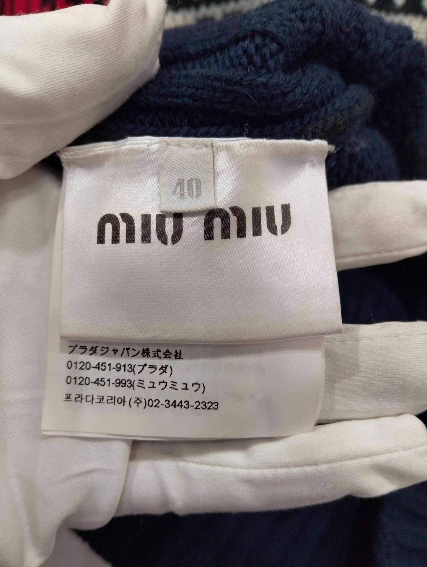 Miu Miu MIUMIU knit short-sleeve 40 Size S / US 4 / IT 40 - 4 Thumbnail