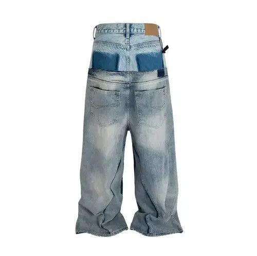 Jean Yukiko x Kyono double waist baggy jeans Size US 30 / EU 46 - 3 Thumbnail