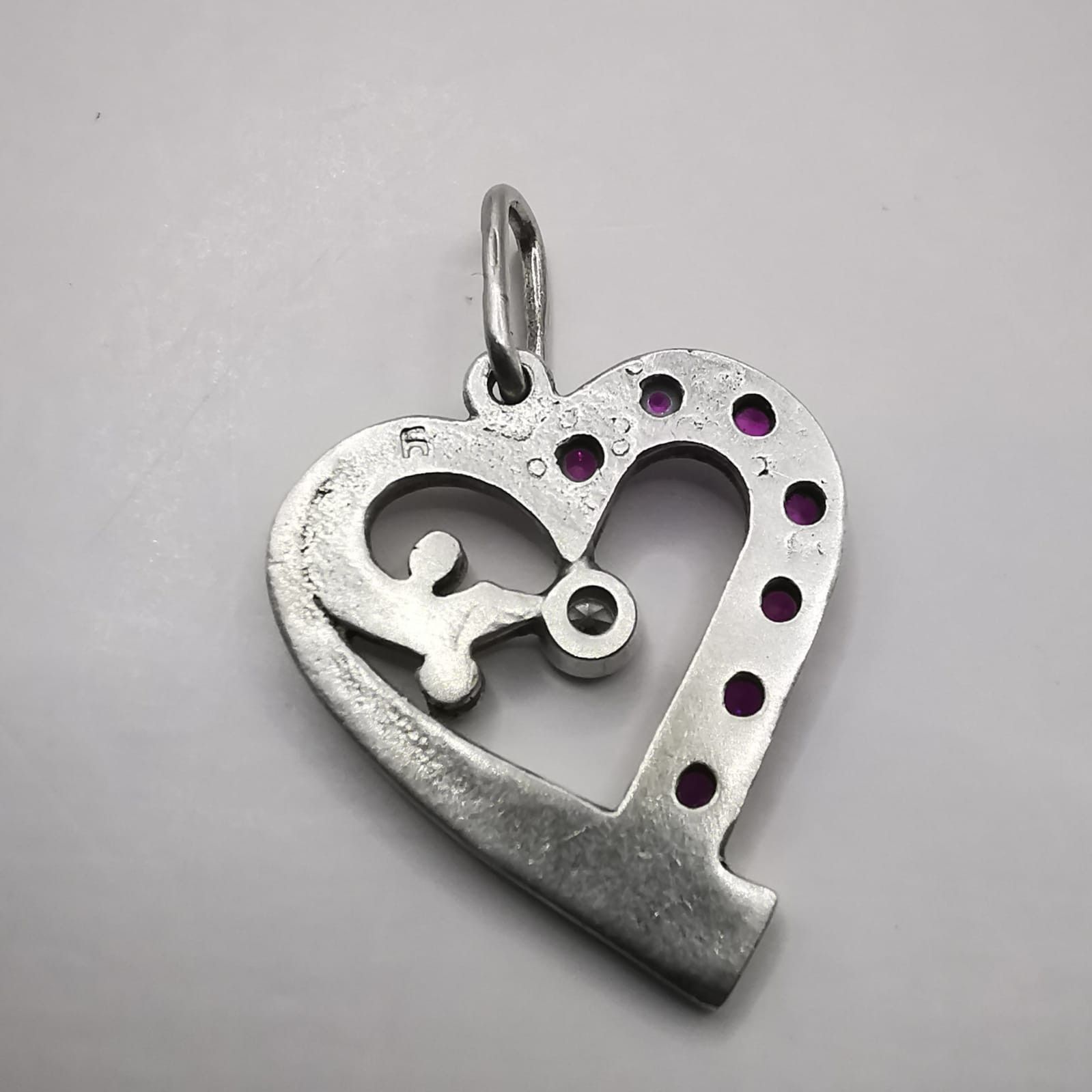Vintage Vintage Elegant Pendant 925 silver Cetrin Ruby 3.06 g Size ONE SIZE - 4 Thumbnail