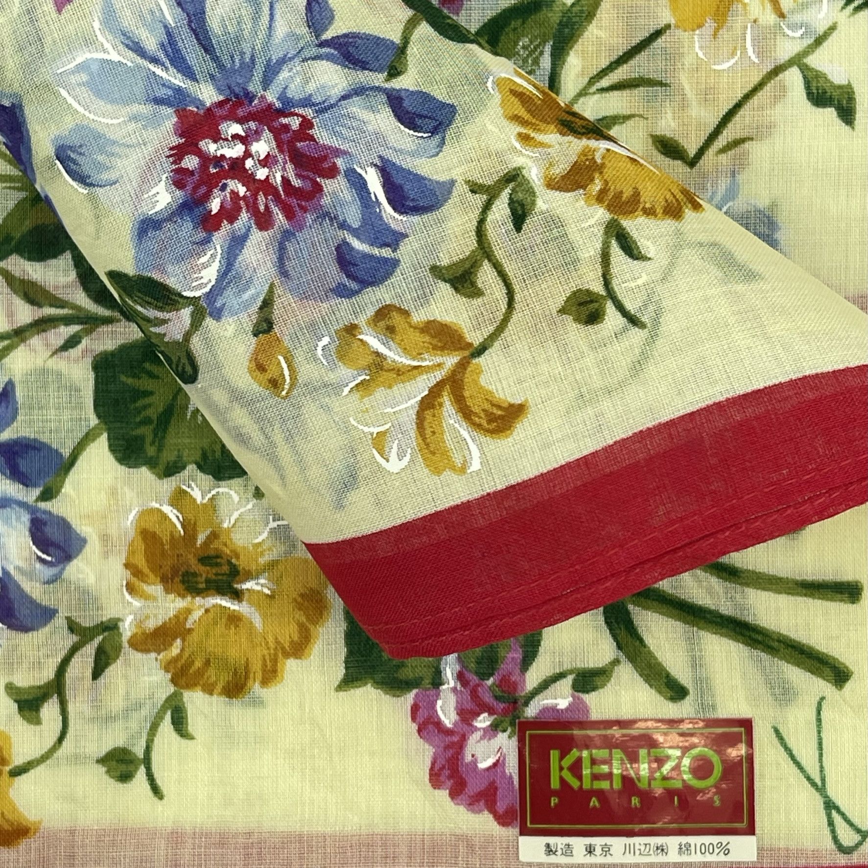Kenzo × Vintage Vintage Kenzo Handkerchief / Neckerchief / Bandana - 4144 Size ONE SIZE - 6 Thumbnail