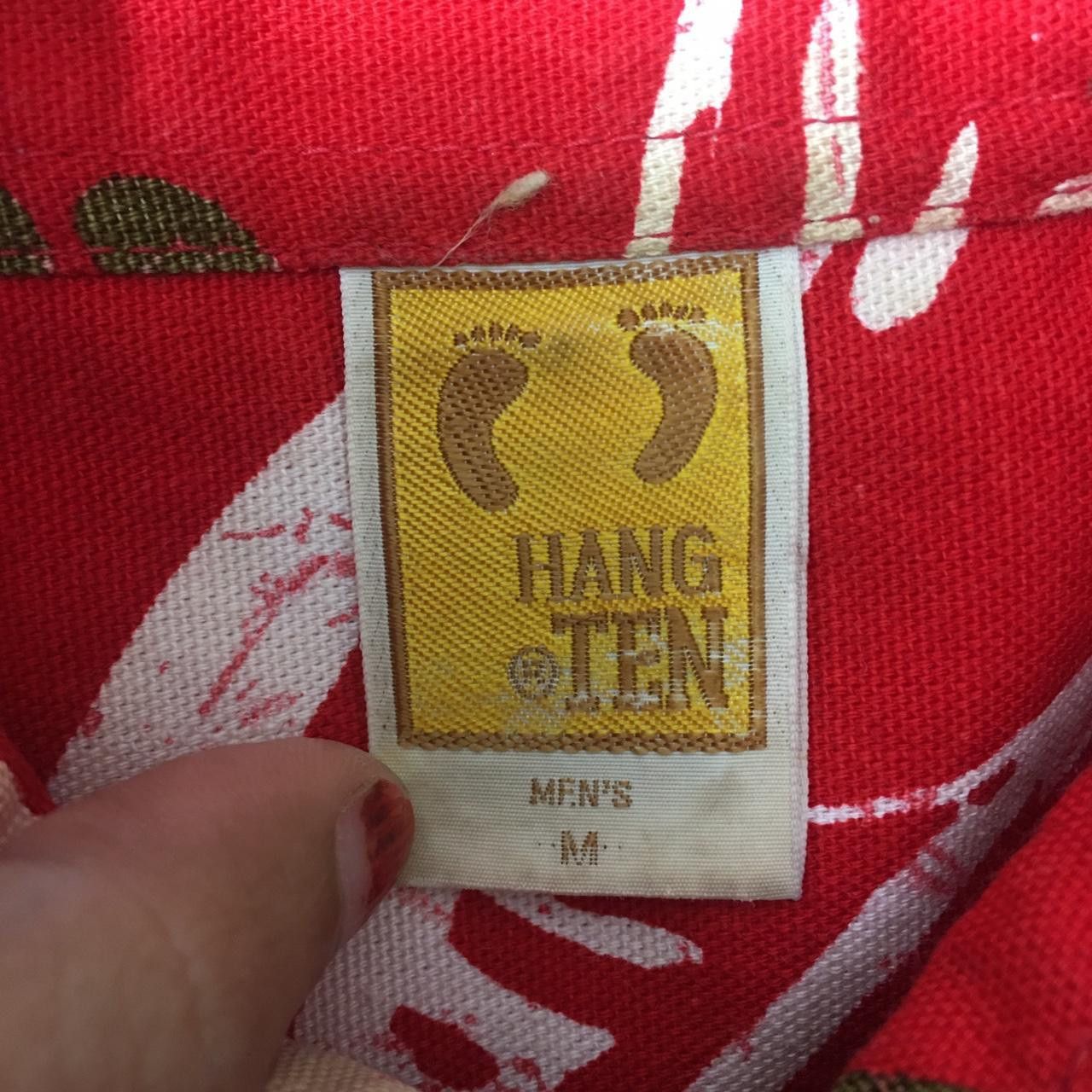 Hang Ten Vtg 80’ HANG TEN AOP Surfing All Over Print Casual Tee Shirt Size US M / EU 48-50 / 2 - 3 Thumbnail