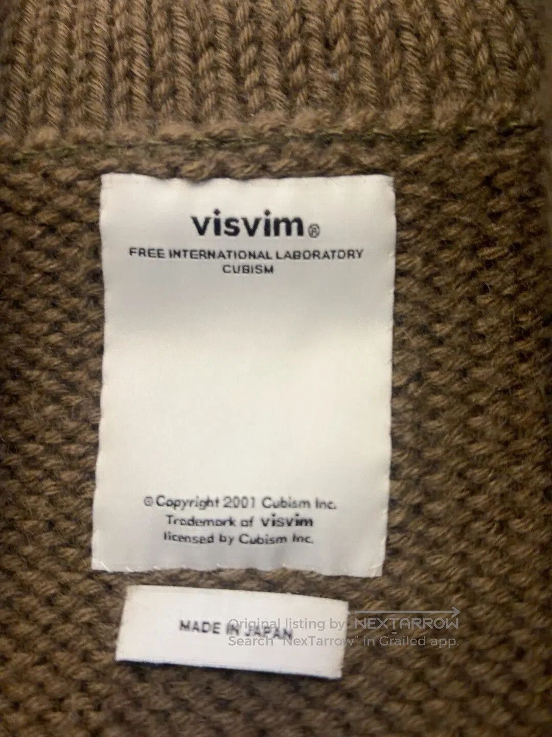 Visvim visvim Sturgis Zip Sweater in Brown. Size US L / EU 52-54 / 3 - 2 Thumbnail