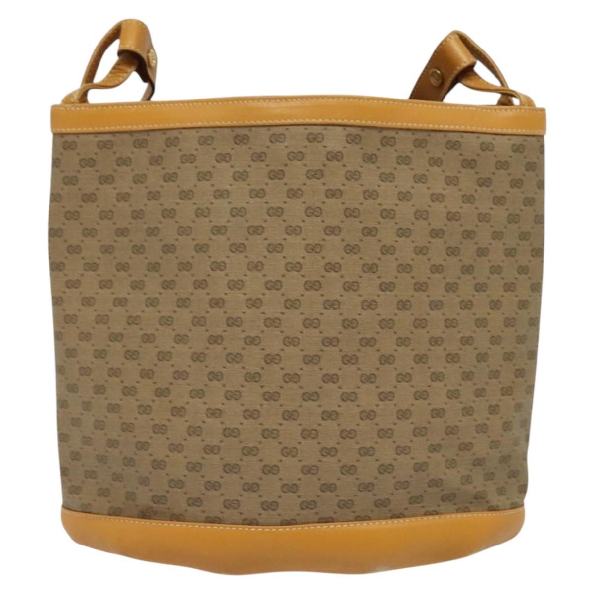 Gucci GUCCI Micro GG Supreme Shoulder Bag Pvc Beige Gold 001 14 Size ONE SIZE - 3 Thumbnail
