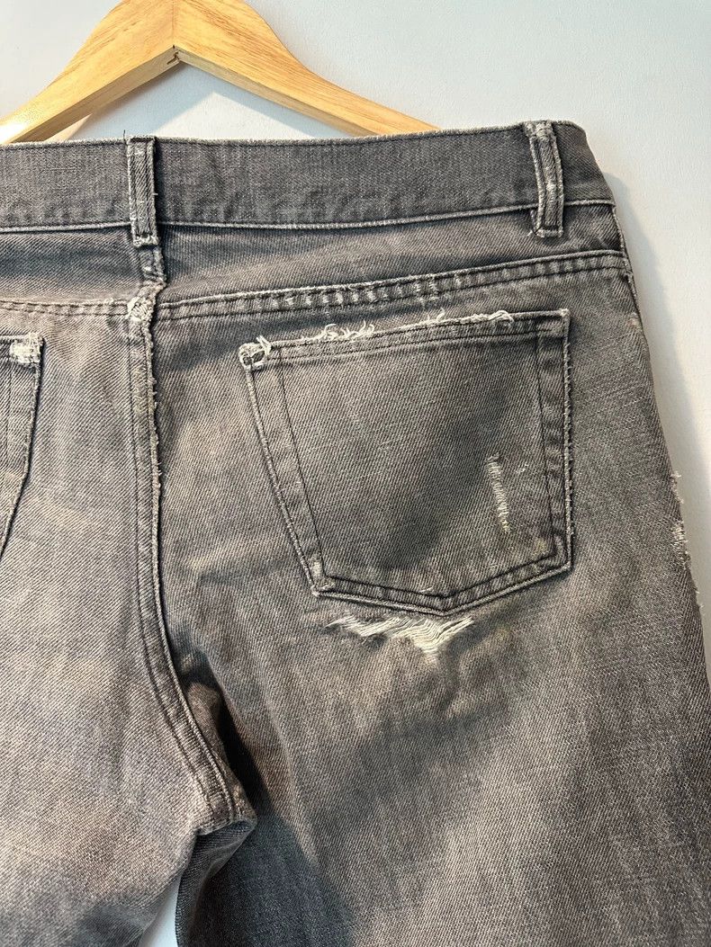 Helmut Lang HELMUT LANG Faded black destroys low-cut jeans Size US 31 - 6 Thumbnail