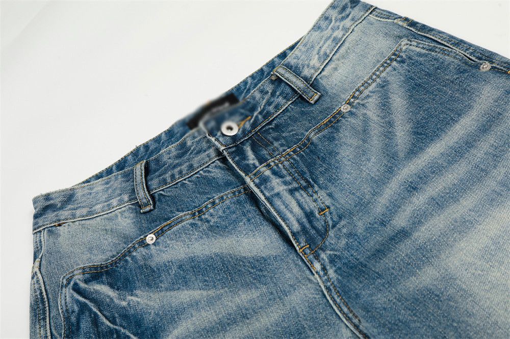 Jean Retro American street loose straight leg washed jeans Size US 32 / EU 48 - 3 Thumbnail