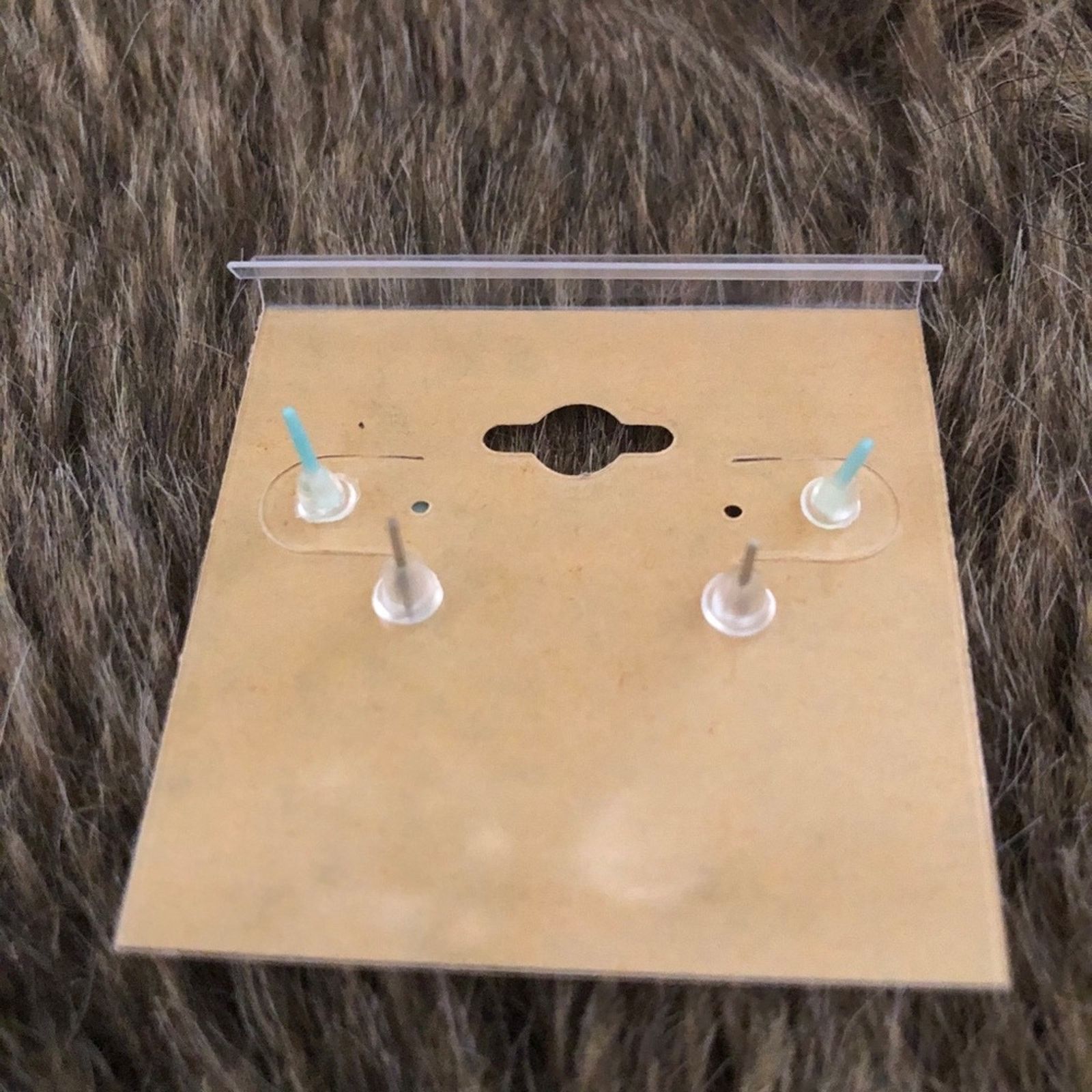 Vintage Antique blue rose & Pearl stud earring set Size ONE SIZE - 5 Thumbnail