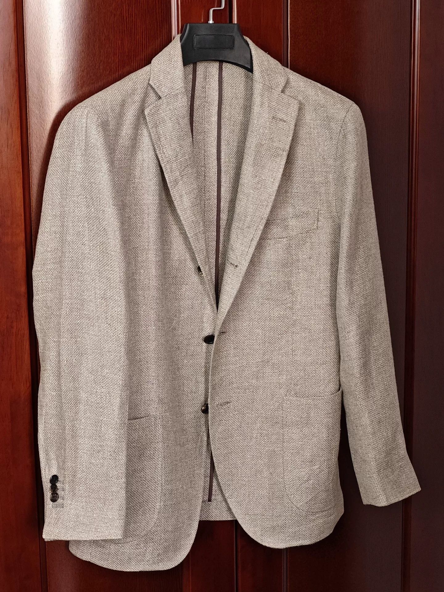 Tallia Custom Italian Linen Wool Suit Size US S / EU 44-46 / 1 - 1 Thumbnail