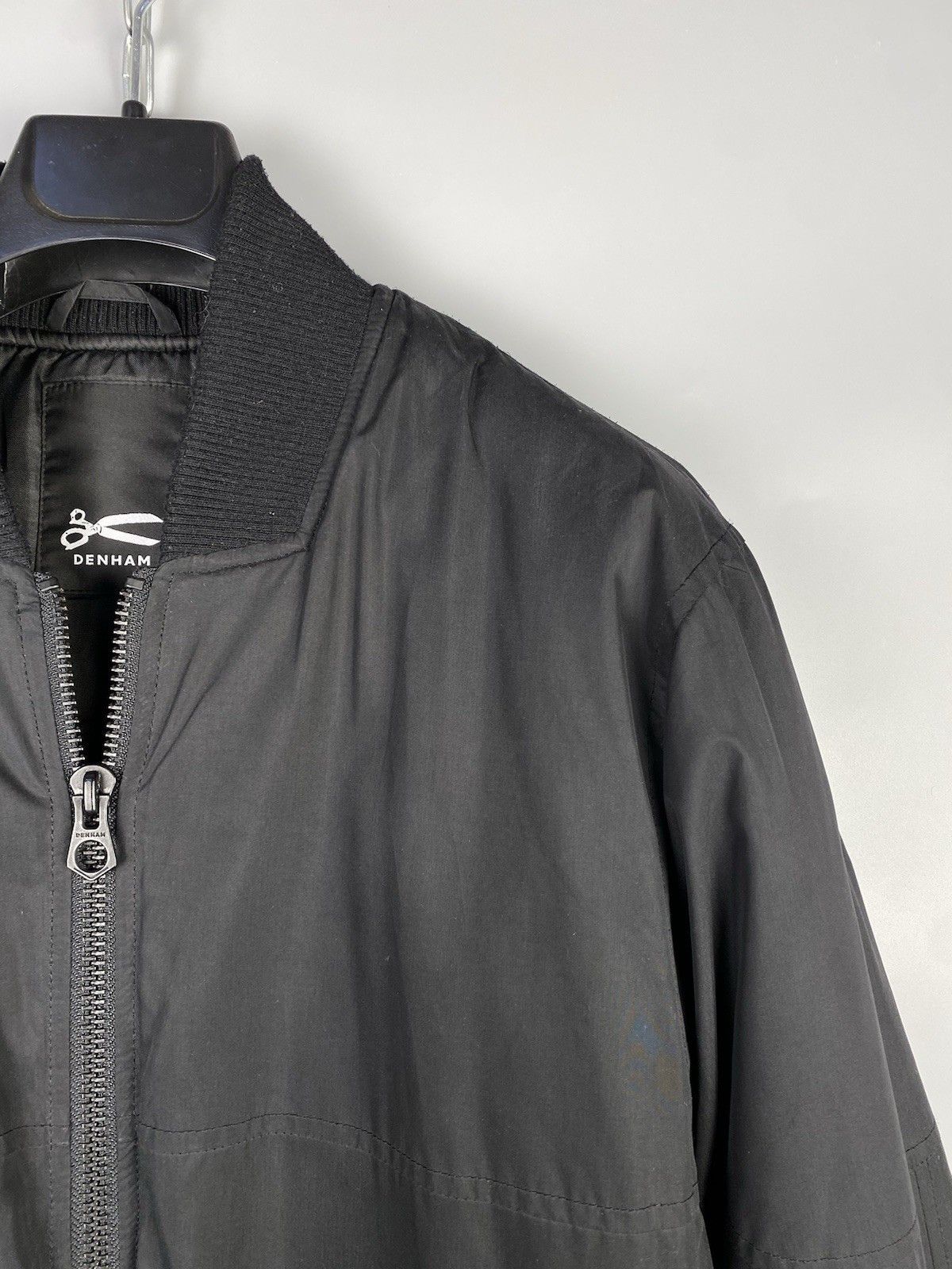 DENHAM Denham Black Full Zip Casual Bomber Jacket Size US M / EU 48-50 / 2 - 6 Thumbnail