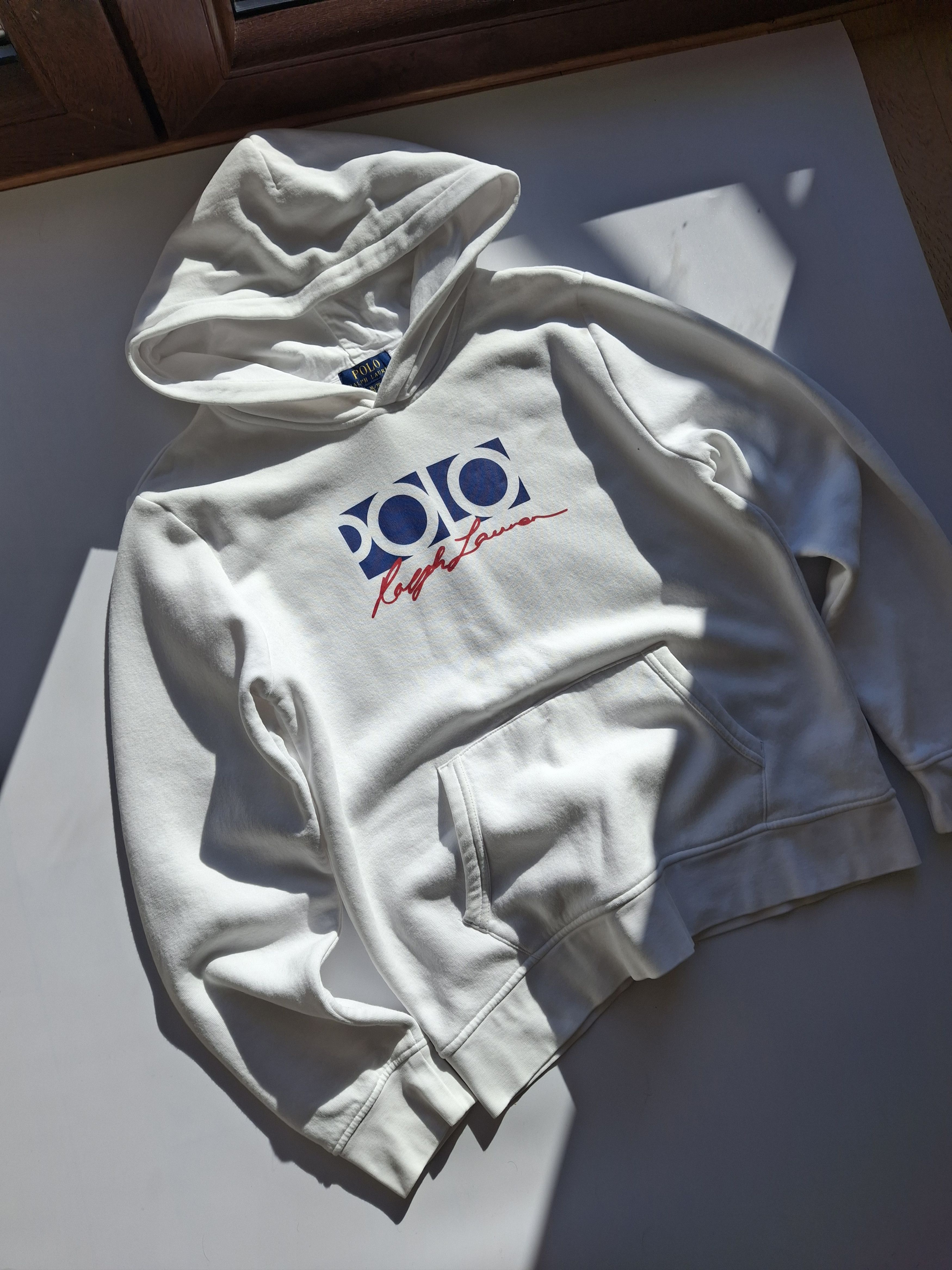 Polo Ralph Lauren × Ralph Lauren Polo ralph lauren hoodie white S/M boxy Size US S / EU 44-46 / 1 - 1 Thumbnail