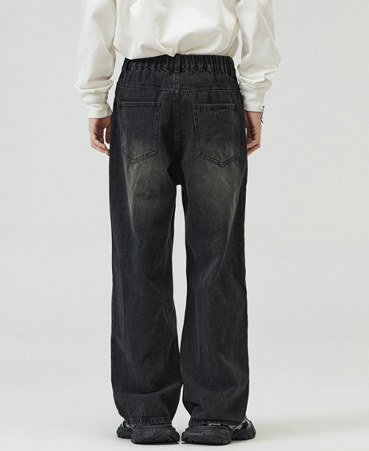 Japanese Brand × Jean American straight loose wide-leg men's baggy jeans Size US 32 / EU 48 - 4 Thumbnail
