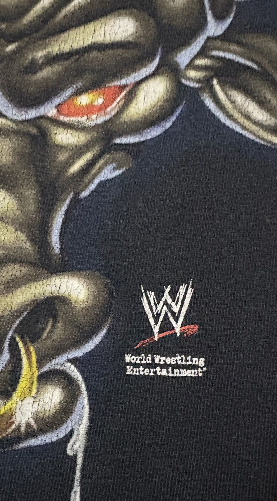 WWE 🔥RARE🔥🔥Vintage Y2k WWE The Rock Distressed Sleeveles Tee Size US L / EU 52-54 / 3 - 4 Thumbnail