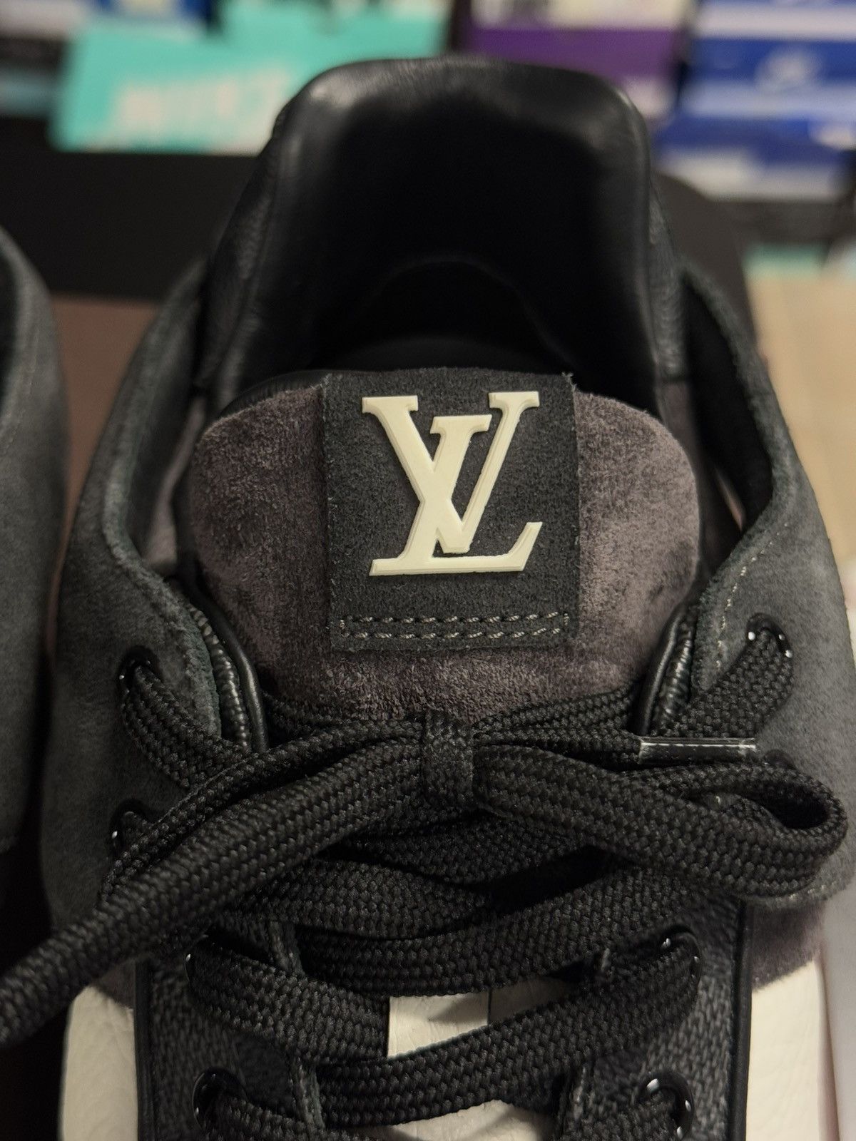 Louis Vuitton Louis Vuitton Graphite Damier Canvas Lowtop 10UK/11US Size US 11 / EU 44 - 14 Thumbnail