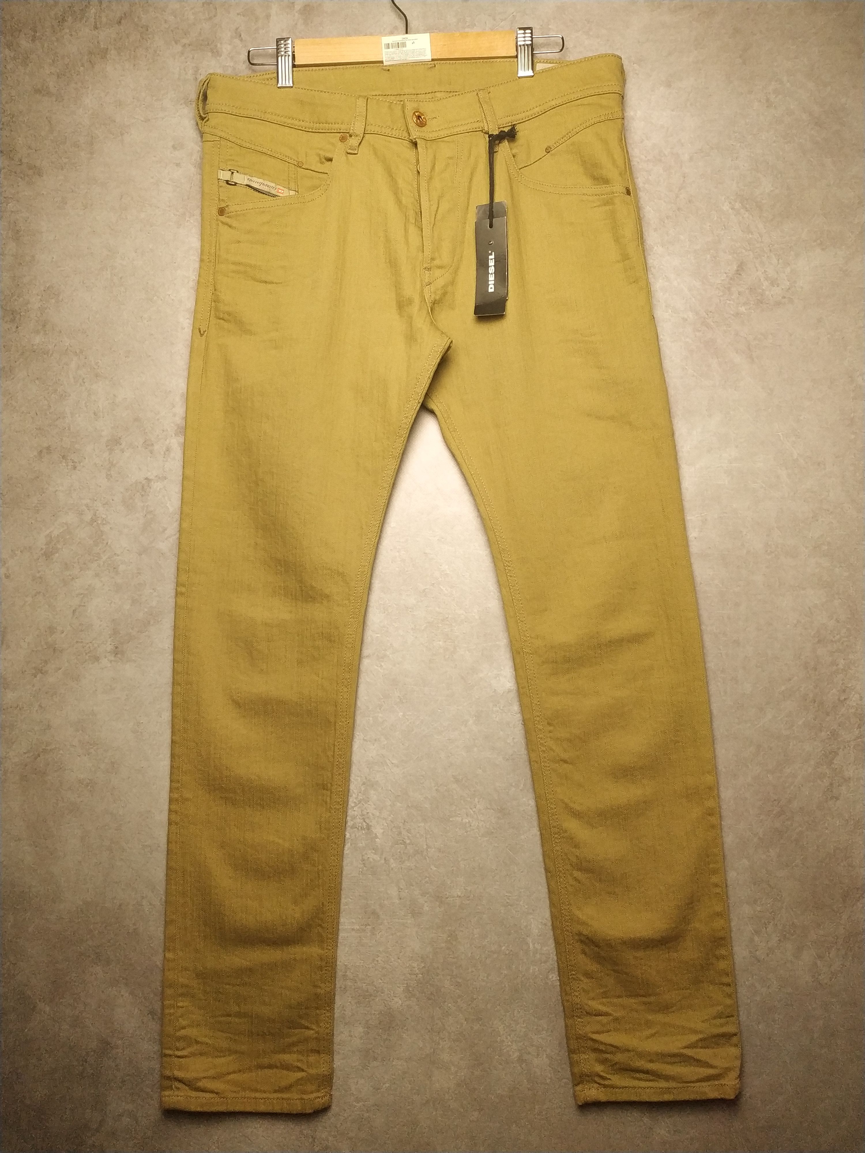Diesel NEW DIESEL Belther 0847E Men Jeans Brown W32 Slim Stretch Size US 32 / EU 48 - 1 Thumbnail