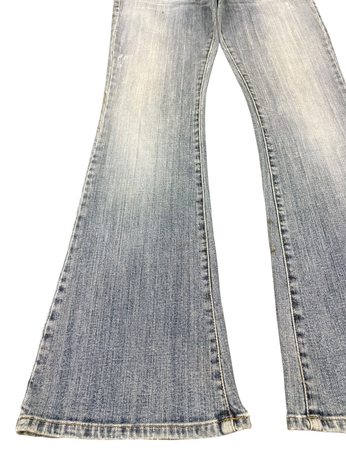 Other Vintage Japanese Oririn Faded Wash Flare Jeans Size 31" - 6 Thumbnail
