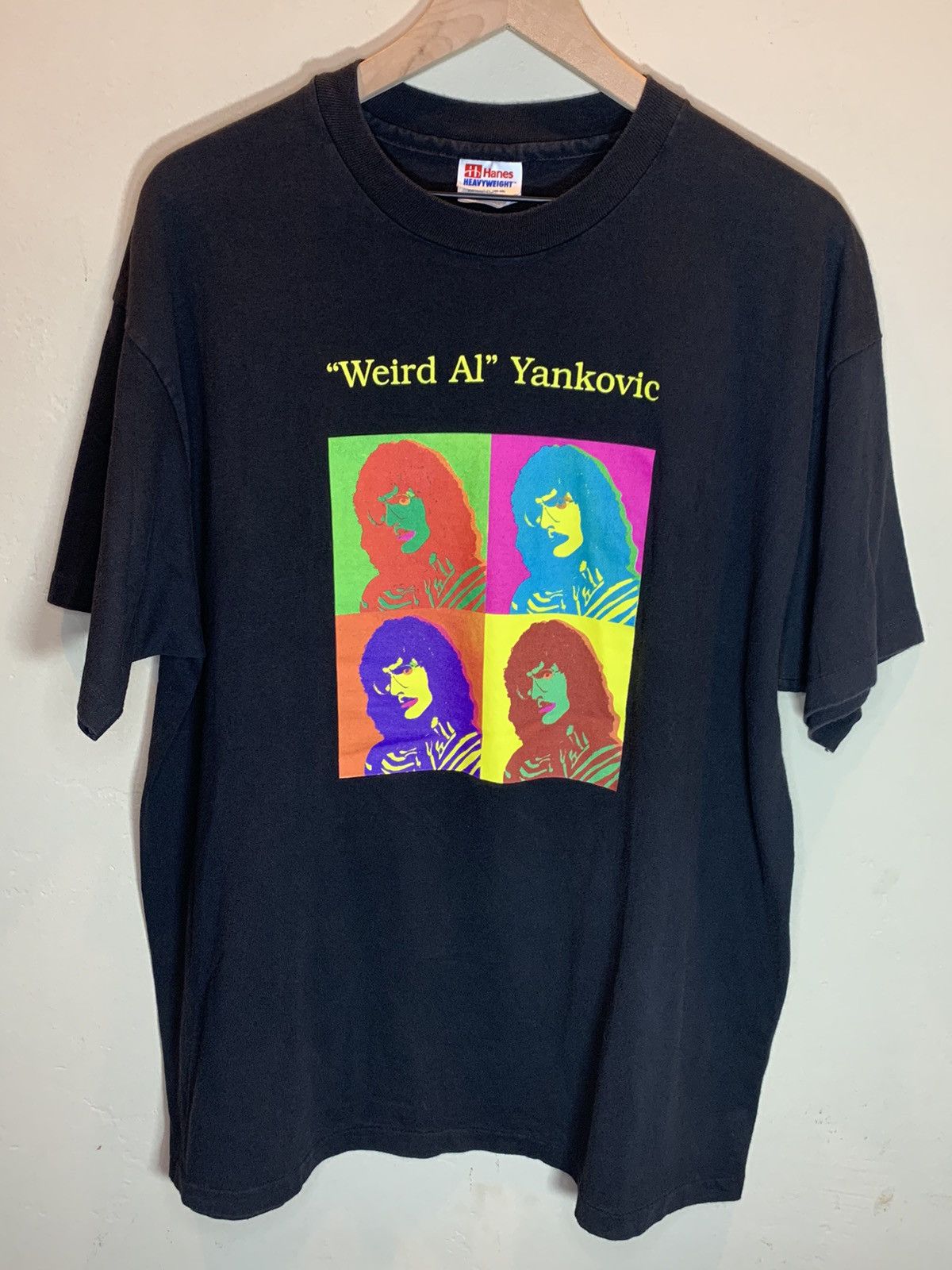 Band Tees *RARE* Vintage 1995 Weird Al Yankovic Andy Warhol Tour Shirt Size US XL / EU 56 / 4 - 1 Thumbnail