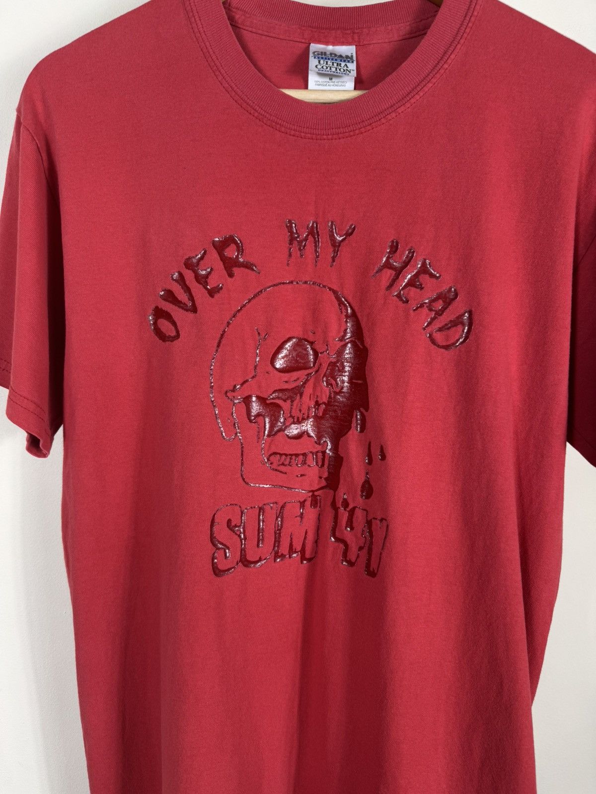 Band Tees SUM 41 Over My Head Gildan Vintage Band TEE Size US M / EU 48-50 / 2 - 2 Thumbnail