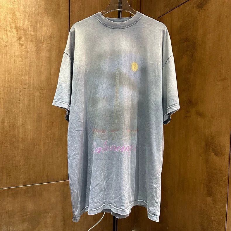 Balenciaga Balenciaga Smog blue big profile to make old damaged tower Size US XL / EU 56 / 4 - 1 Thumbnail