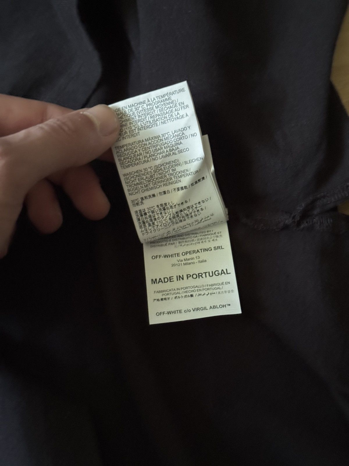 Off-White OffWhite Virgil Abloh "Ruined Factory" Longsleeve Shirt FW19 Size US L / EU 52-54 / 3 - 9 Thumbnail