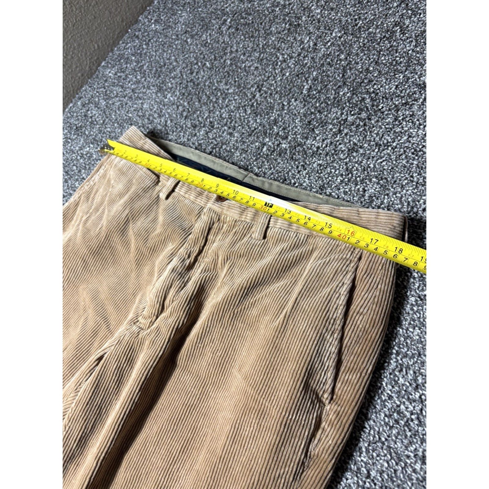 Polo Ralph Lauren VTG Polo Ralph Lauren Corduroy Pants Men 35x30 Brown Tan Chino Vintage USA Preppy Logo Size US S / EU 44-46 / 1 - 4 Thumbnail