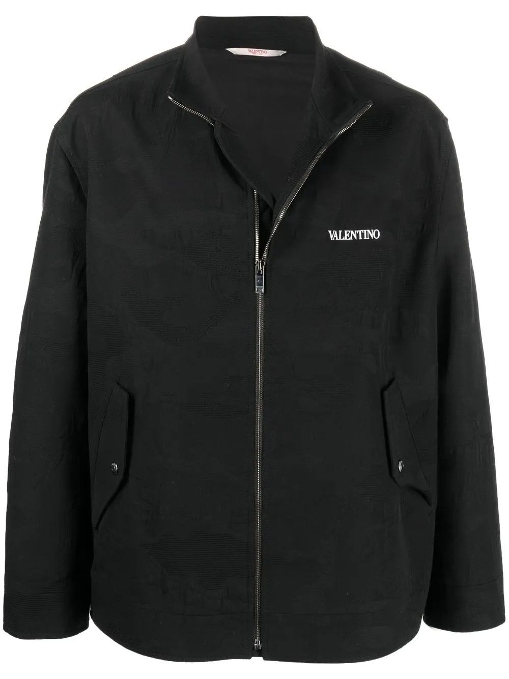 Valentino o1y0525 Logo Jacket in Black Size US S / EU 44-46 / 1 - 1 Thumbnail
