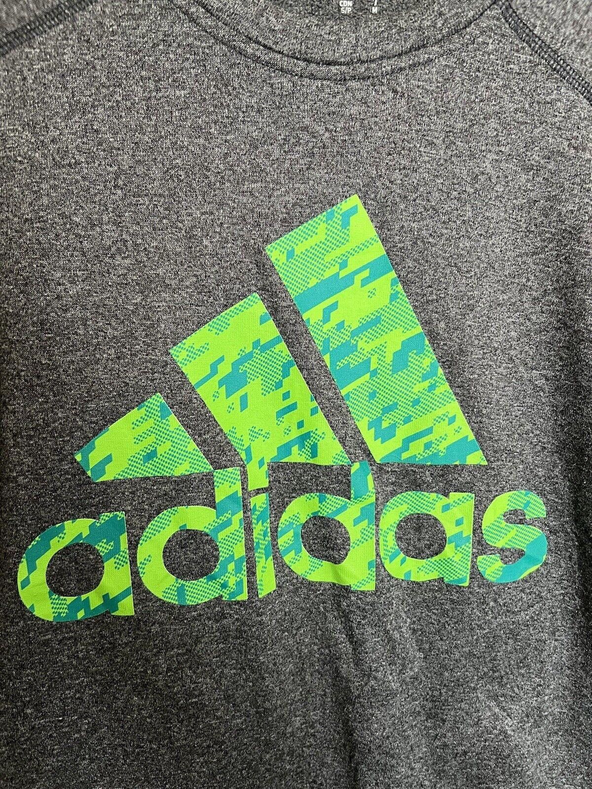 Adidas Adidas Men's Size S Pullover Crew Neck Climawarm Gray Size US 30 / EU 46 - 2 Thumbnail