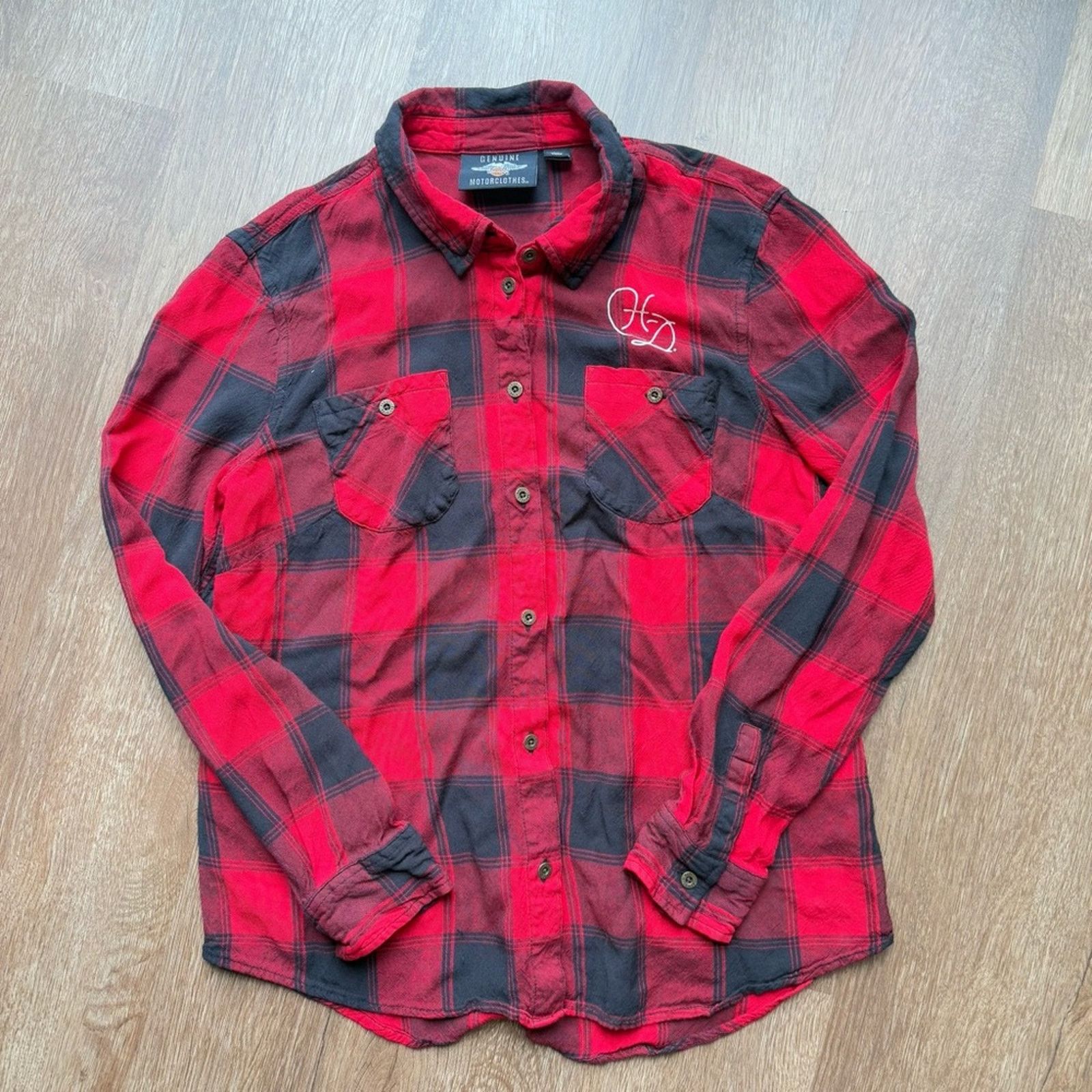 Harley Davidson HARLEY-DAVIDSON WORLD FAMOUS PLAID WOMEN'S SHIRT M Size M / US 6-8 / IT 42-44 - 3 Thumbnail