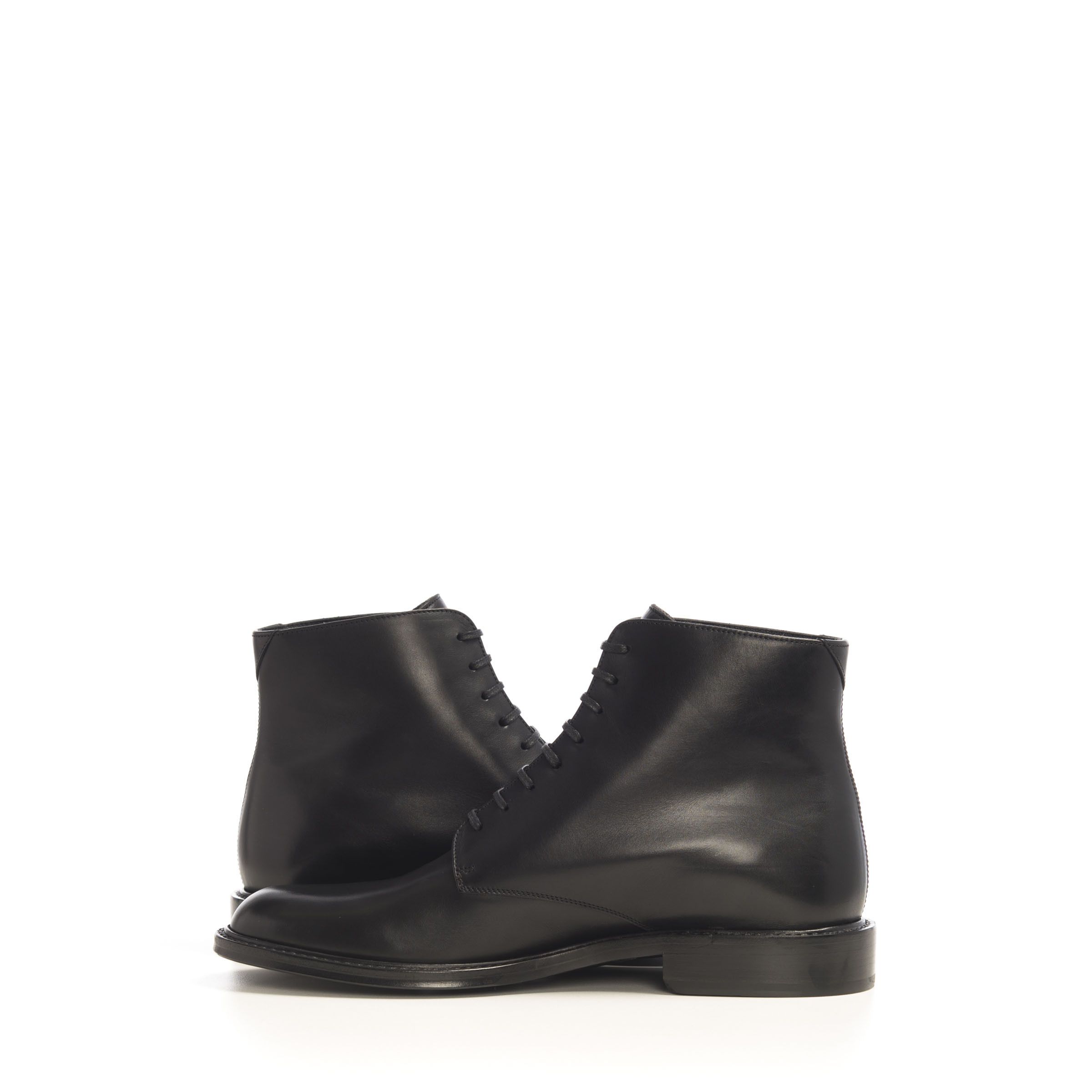 Saint Laurent Paris Army Laced Boots In Smooth Leather Size US 6 / EU 39 - 9 Thumbnail