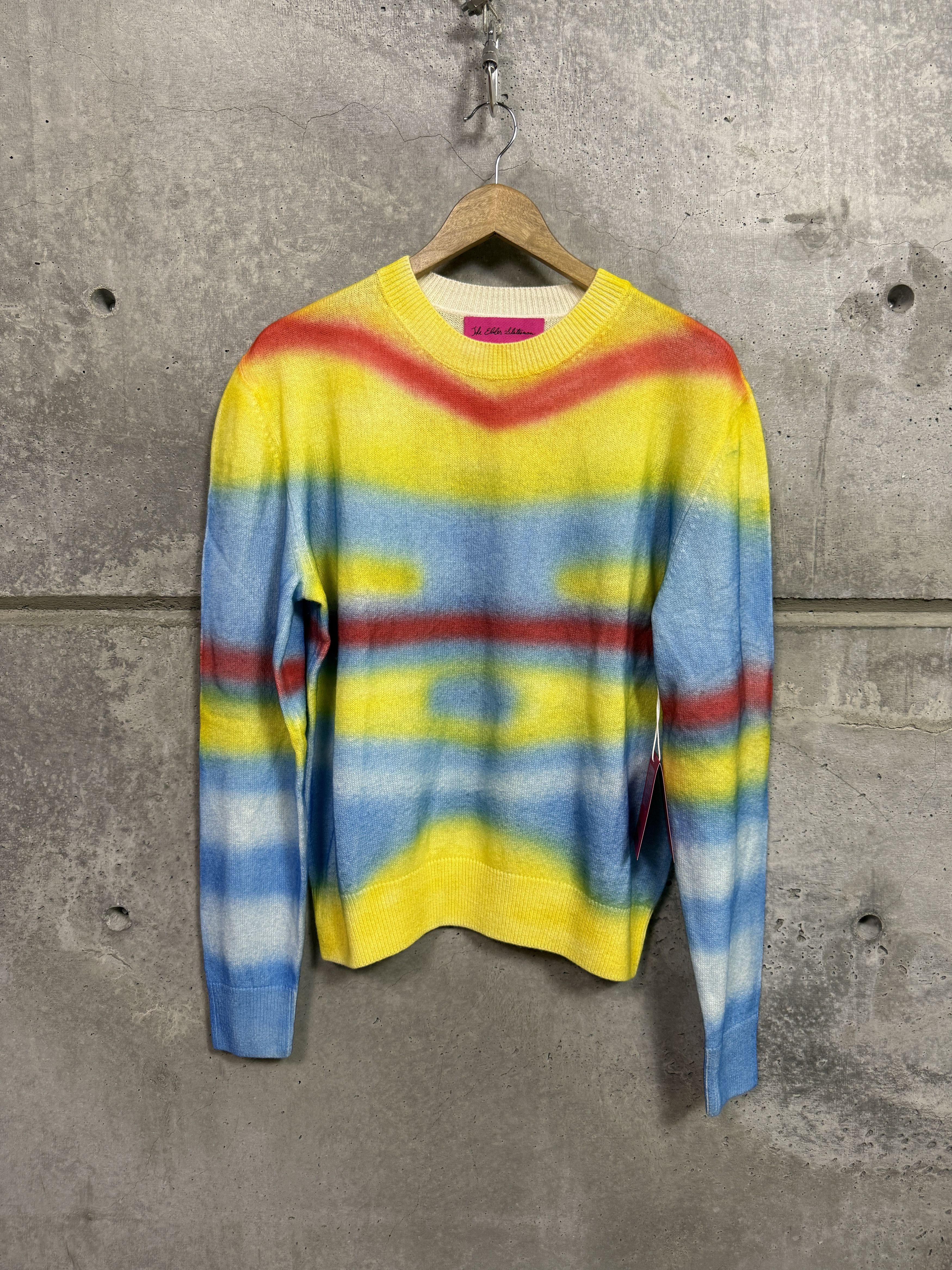 The Elder Statesman $2295 The Elder Statesman Graffiti Crewneck Sweater Size US S / EU 44-46 / 1 - 6 Thumbnail